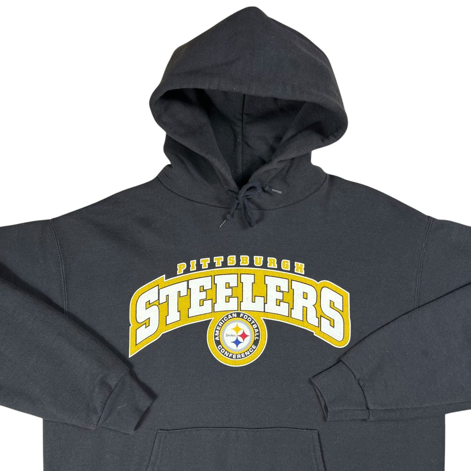 NFL × Vintage Vintage Y2K NFL Pittsburgh Steelers hoodie (M) Size US M / EU 48-50 / 2 - 2 Thumbnail
