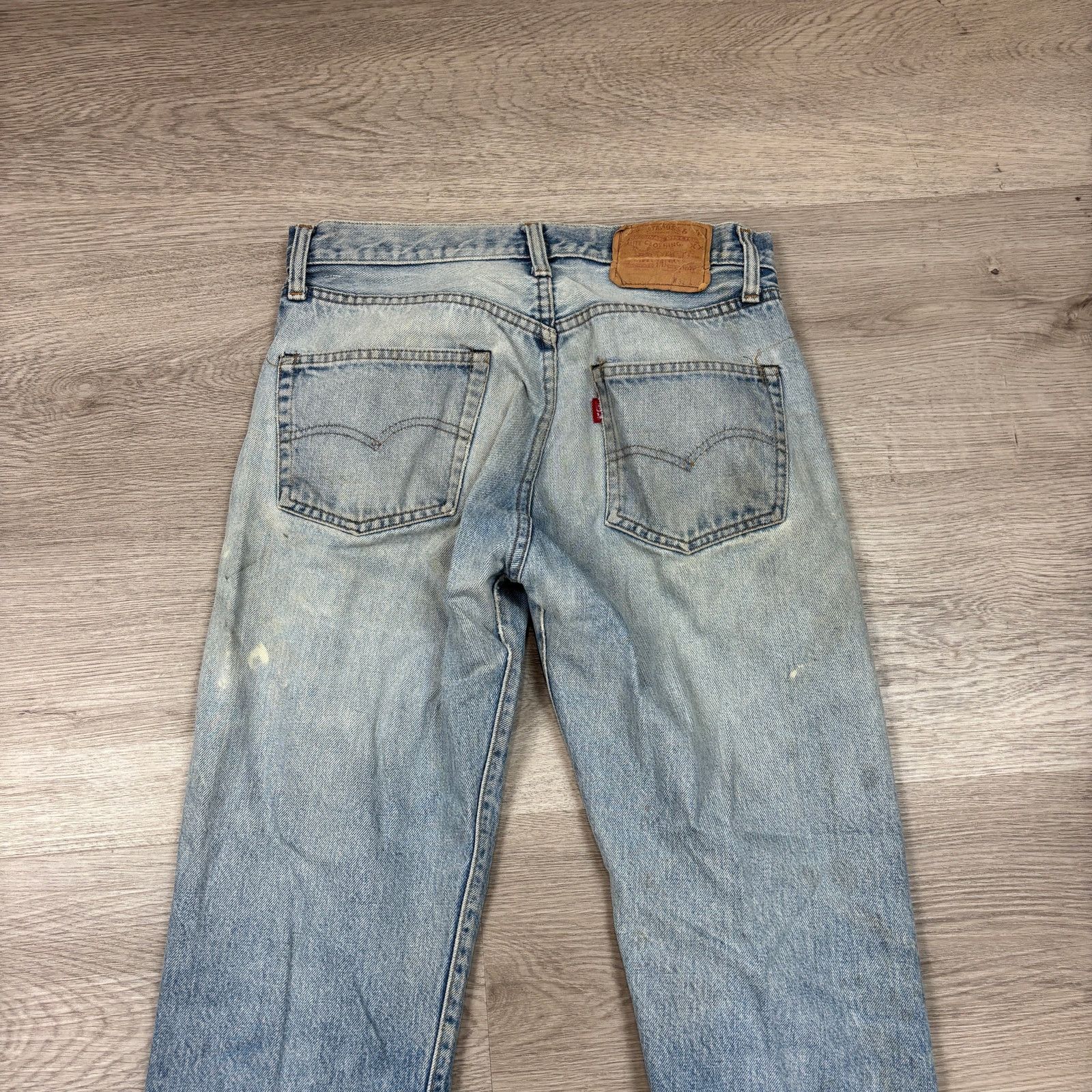 Levi's × Vintage VTG 80s Levi's 501 Redline Selvedge Denim Leg Jeans 30x30 Size US 30 / EU 46 - 4 Thumbnail
