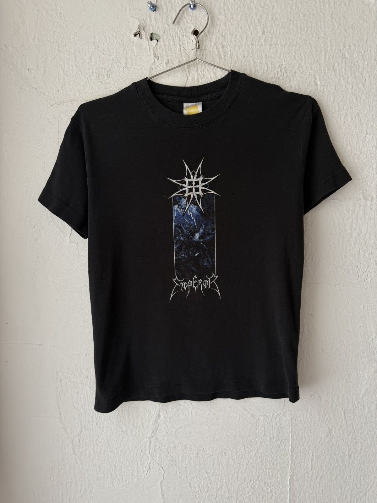Vintage Ultra Rare Vintage Emperor Black Metal Band Baby Tee Size M / US 6-8 / IT 42-44 - 1 Thumbnail