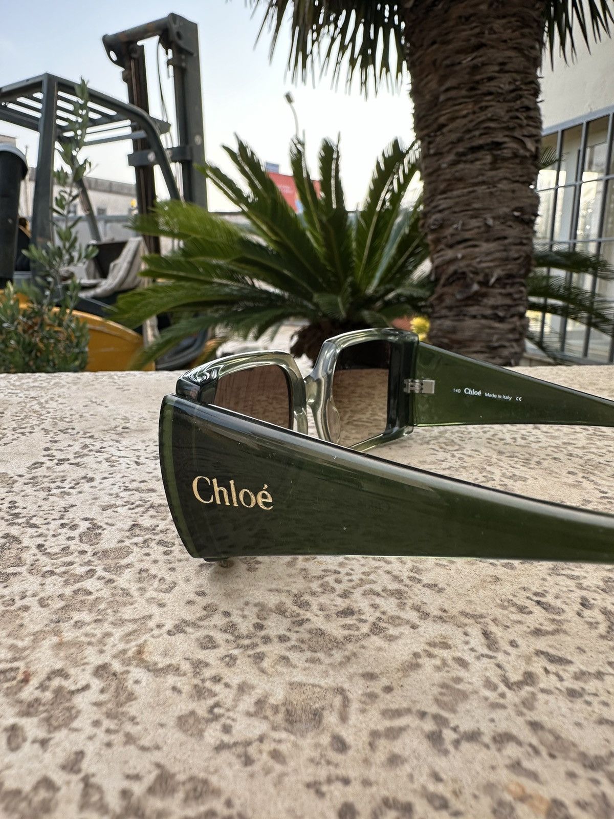 Chloe Sunglasses Dark Green 78S