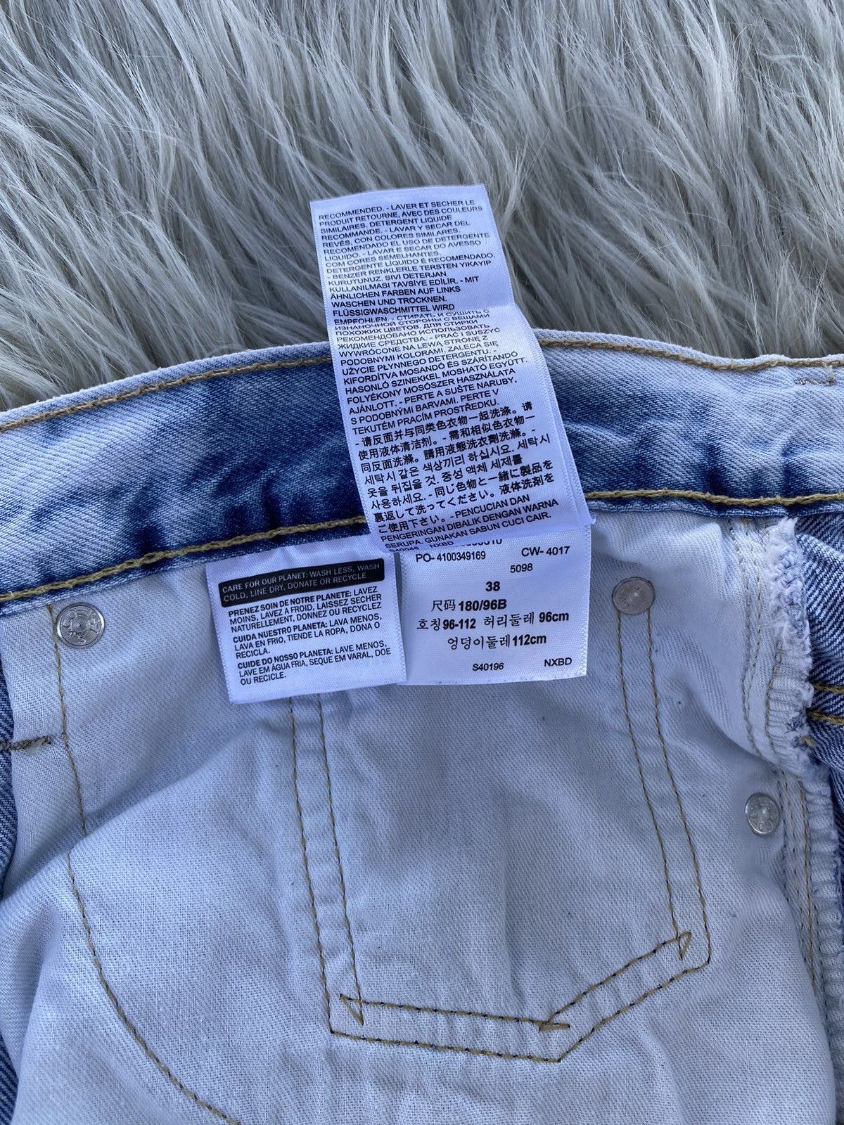 Levi's Levi’s 569 Distressed Painted Bleached Baggy Jeans Shorts 38 Size US 38 / EU 54 - 6 Thumbnail