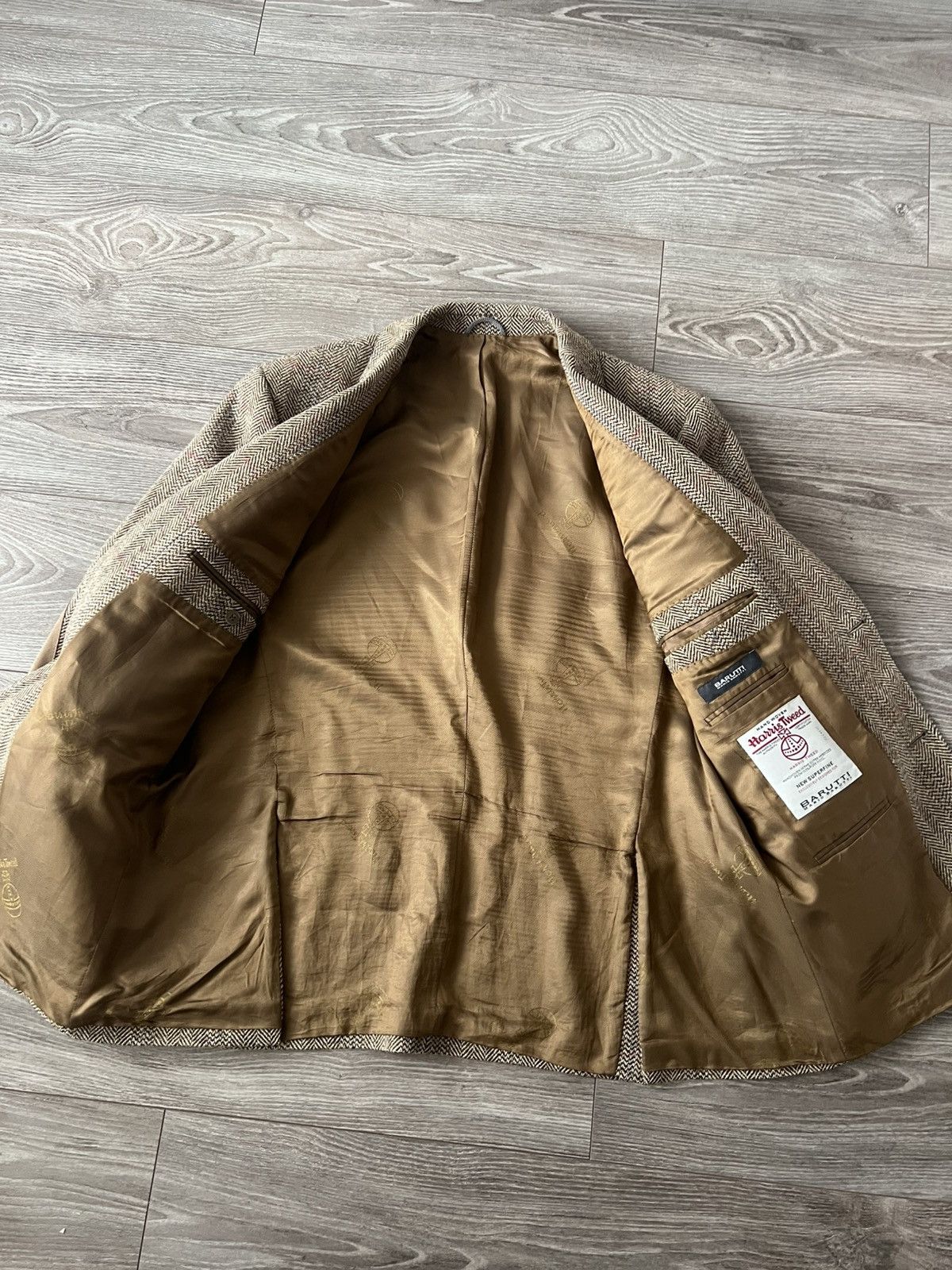 Harris Tweed ‼️Vintage Harris Tweed x Barutti Prime Collection Wool Blazer Size 42S - 11 Thumbnail