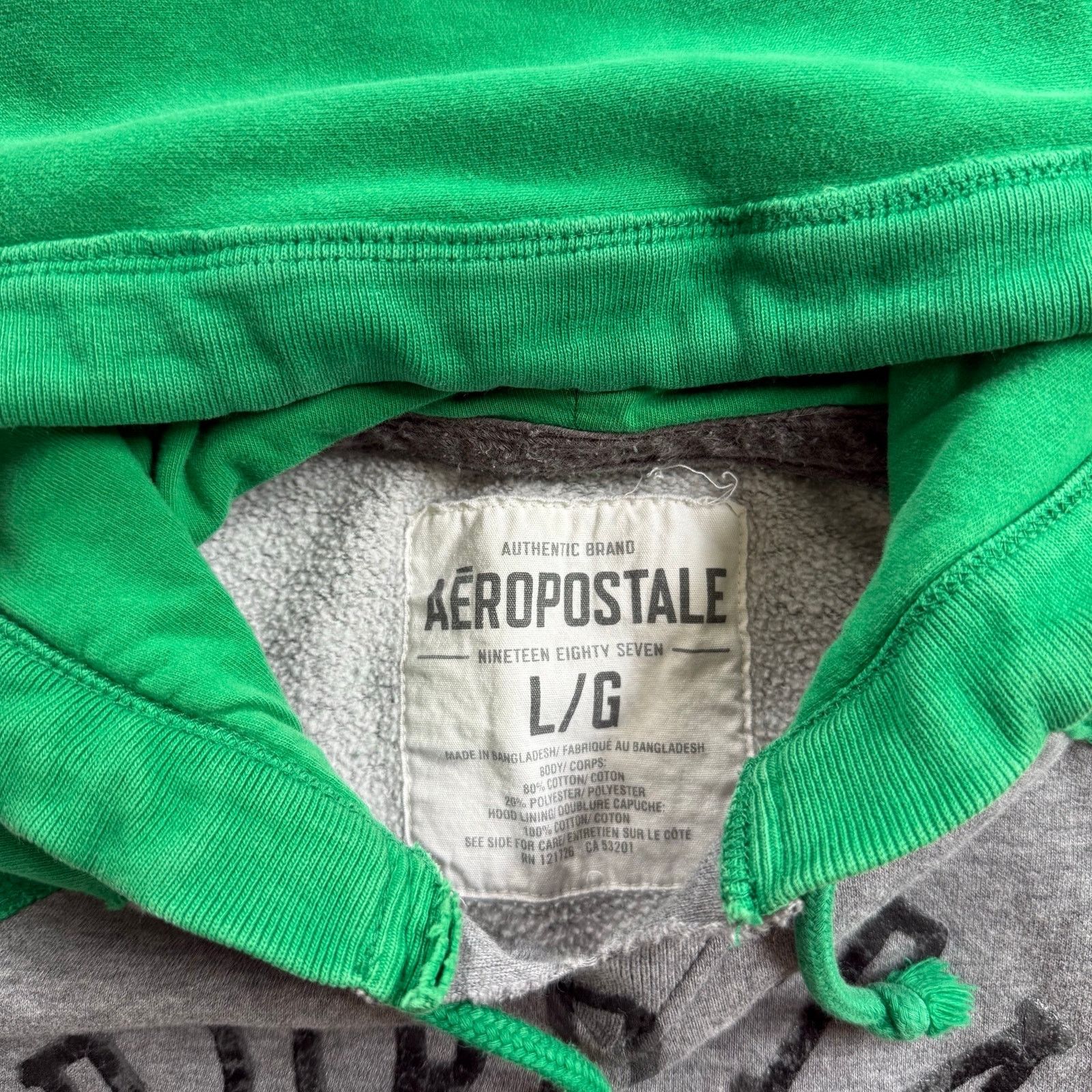Aeropostale Y2K 2000’s Aeropostale Two Tone Hoodie Sz L Size US L / EU 52-54 / 3 - 3 Thumbnail