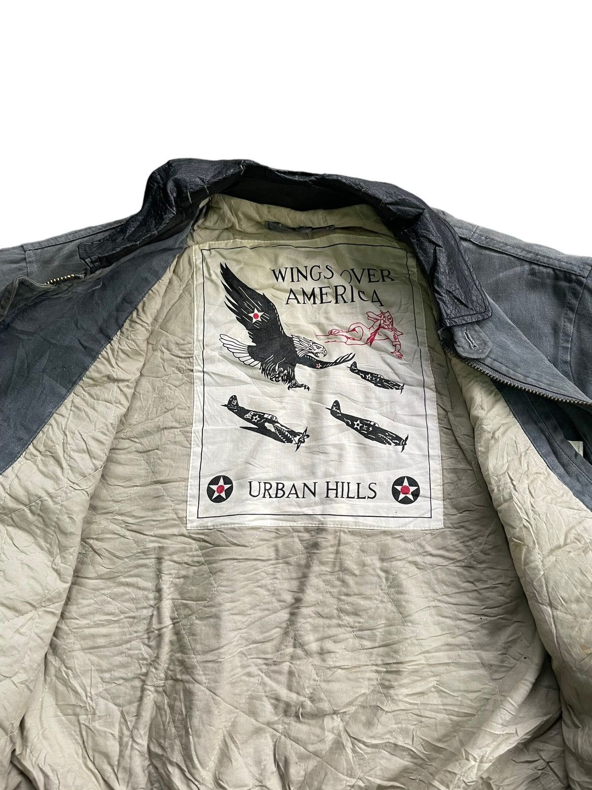 Urban Outfitters Urban Hills Military Inspired Bomber Jacket Size US L / EU 52-54 / 3 - 8 Thumbnail