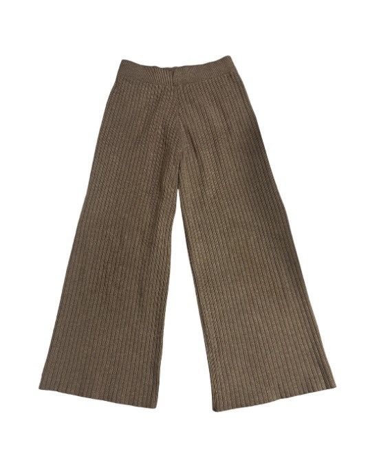 Other Beige wide knit Pants.wp052 Size 26" / US 2 / IT 38 - 10 Thumbnail