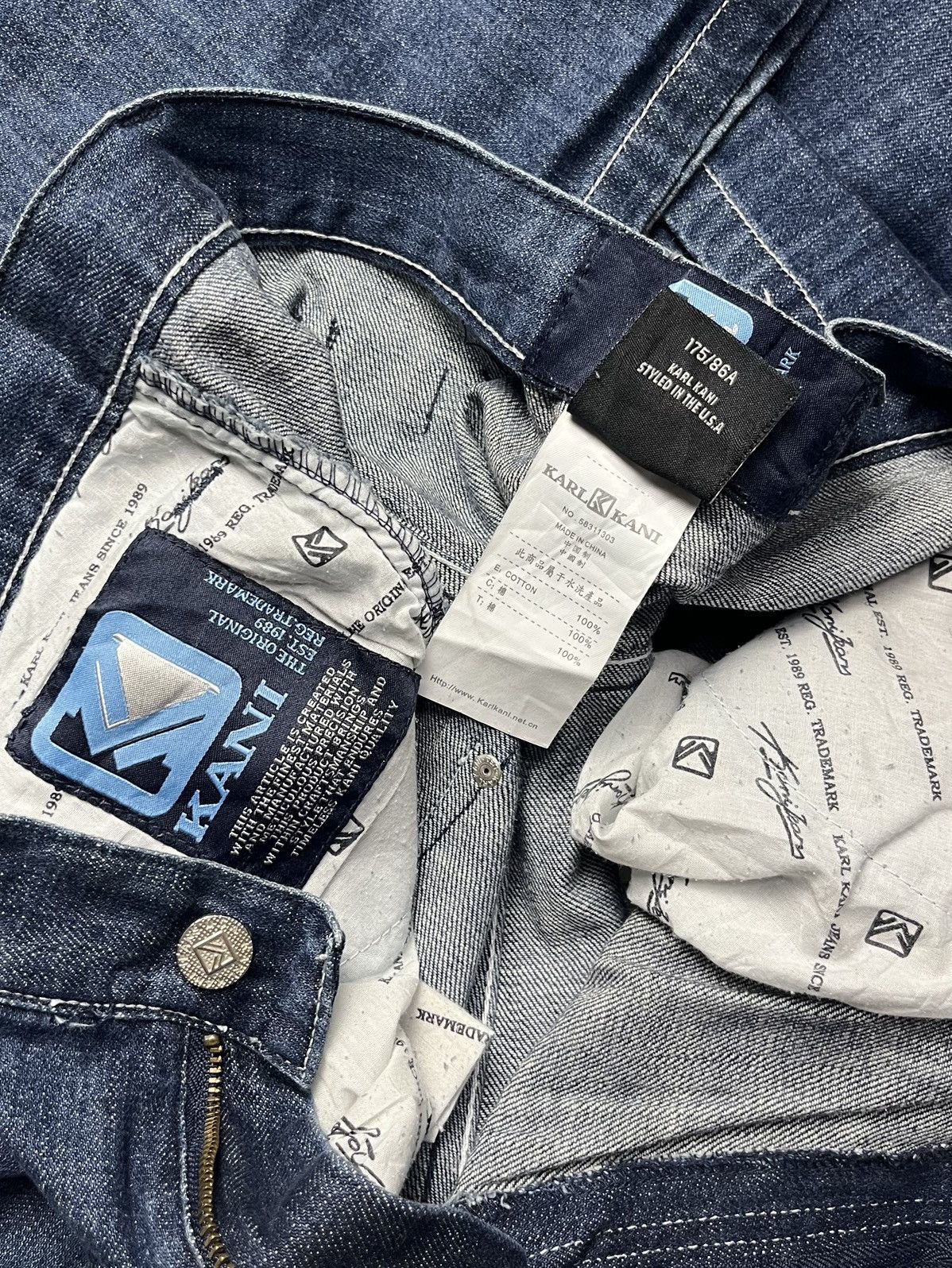 Karl Kani Vintage Karl kani jeans big logo Size US 36 / EU 52 - 10 Thumbnail
