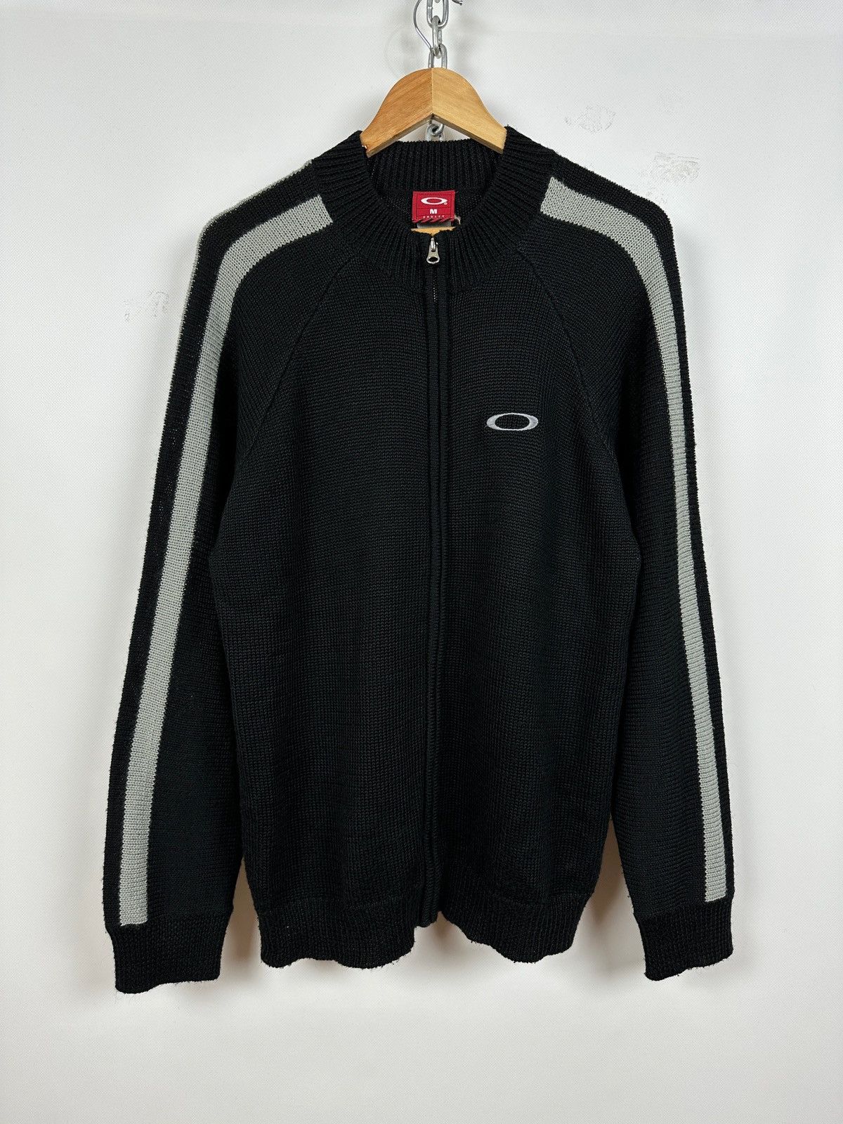 Oakley Vintage Oakley Zip Wool Sweater Size US M / EU 48-50 / 2 - 3 Thumbnail