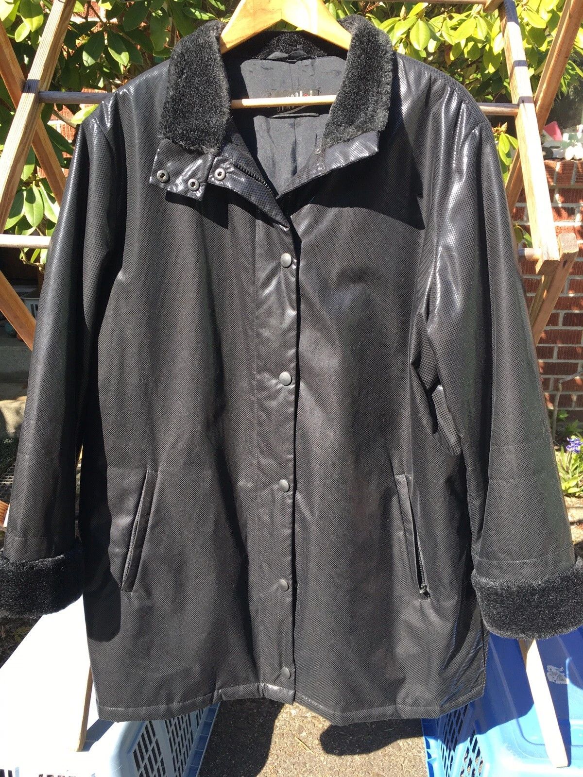 Vintage Vintage German Samoon Reflective Coat 80s 90s Blade Runner Size US L / EU 52-54 / 3 - 1 Thumbnail