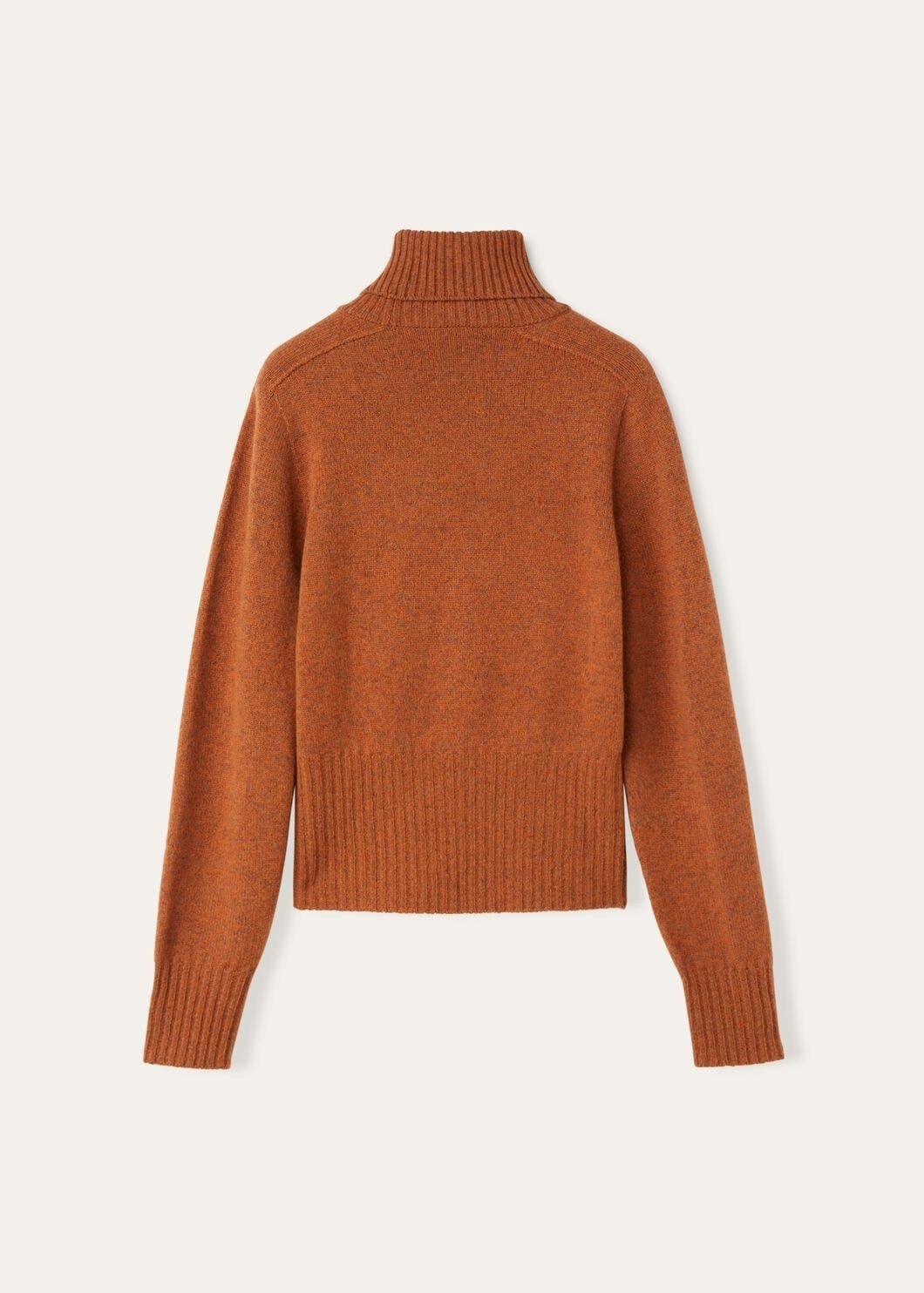 Loro Piana o1w1db10825 FAO6207 Mastallone Turtleneck Sweater in Orange Size M / US 6-8 / IT 42-44 - 6 Thumbnail