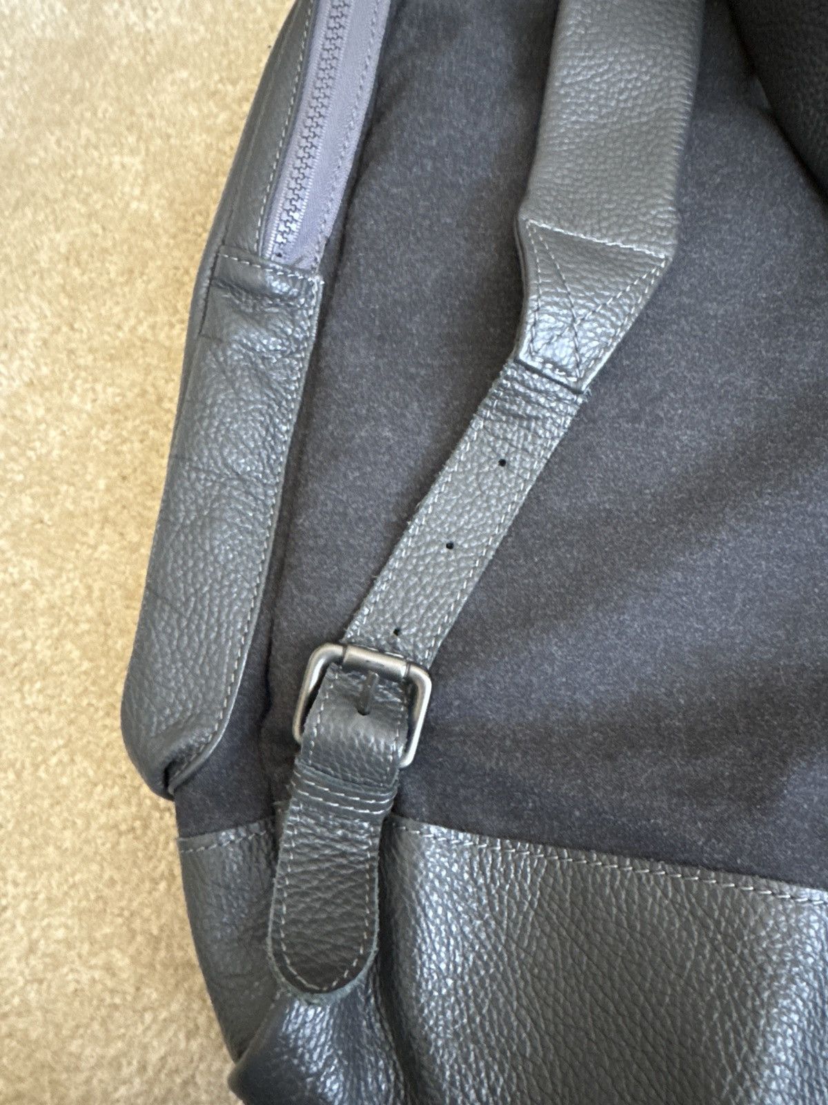 National Standard Charcoal Grey Multi Material Functional Backpack Size ONE SIZE - 12 Thumbnail