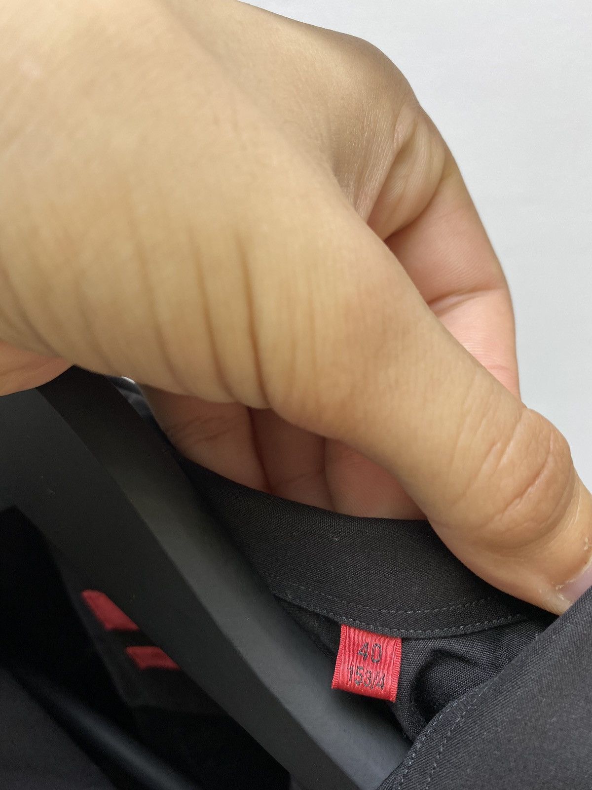 Designer × Hugo Boss Hugo Boss Men’s Black Classic Button Long Sleeve Shirt Size US M / EU 48-50 / 2 - 9 Thumbnail