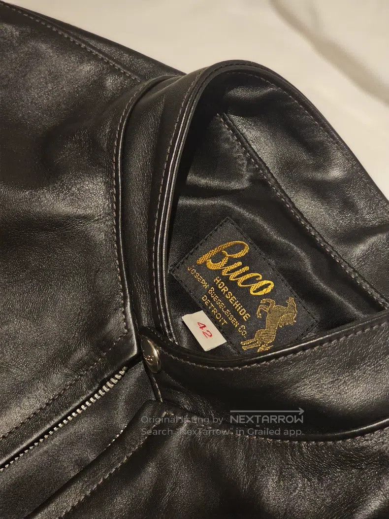 Buco Buco J100 leather jacket Size US XL / EU 56 / 4 - 3 Thumbnail