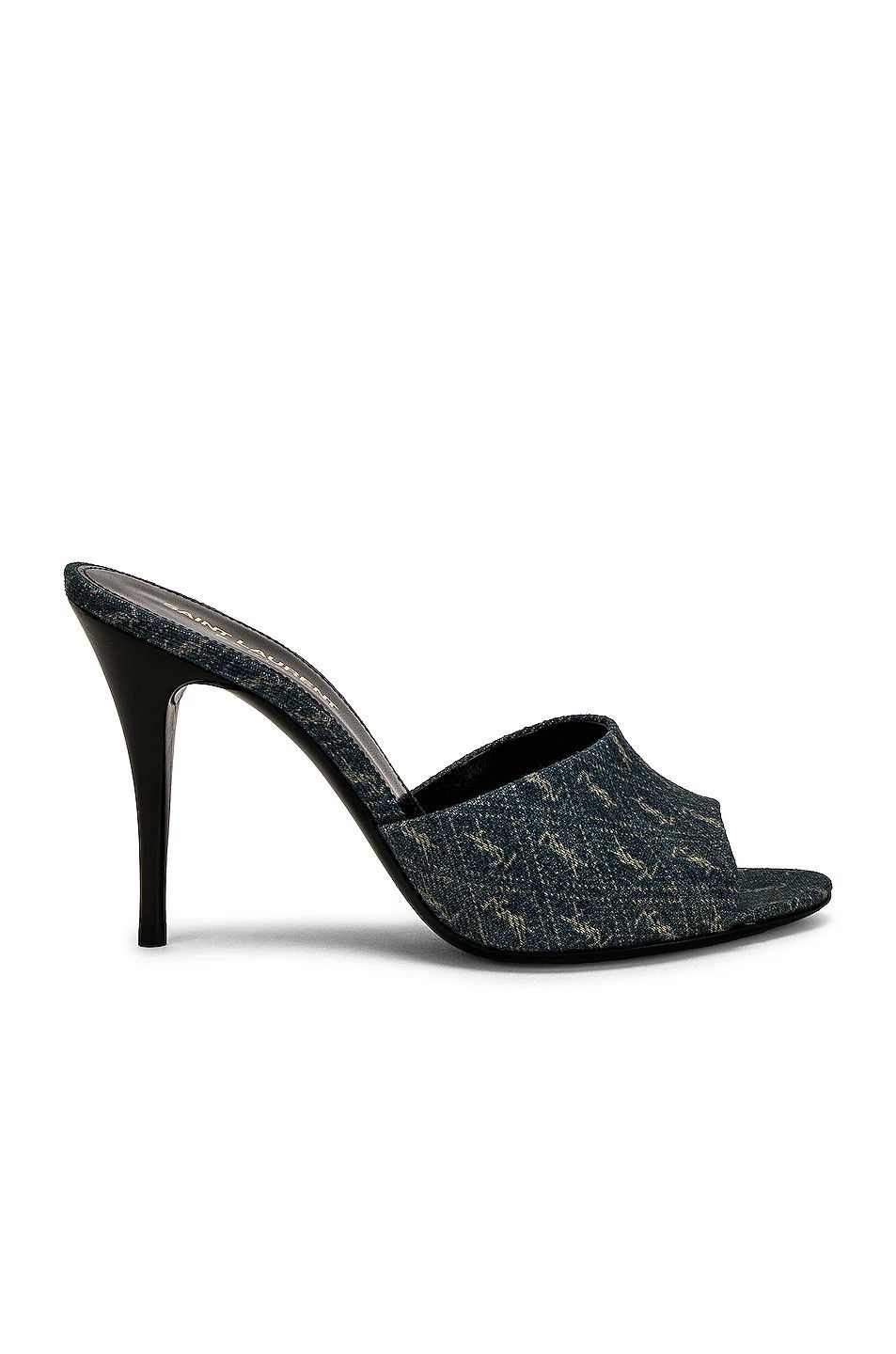o1bcso1str1124 La 16 Mules In Cassandre Denim in Blue
