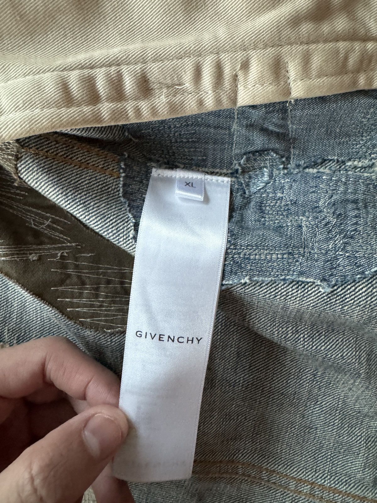 Givenchy Givenchy distressed denim boro jacket XL Size US XL / EU 56 / 4 - 4 Thumbnail