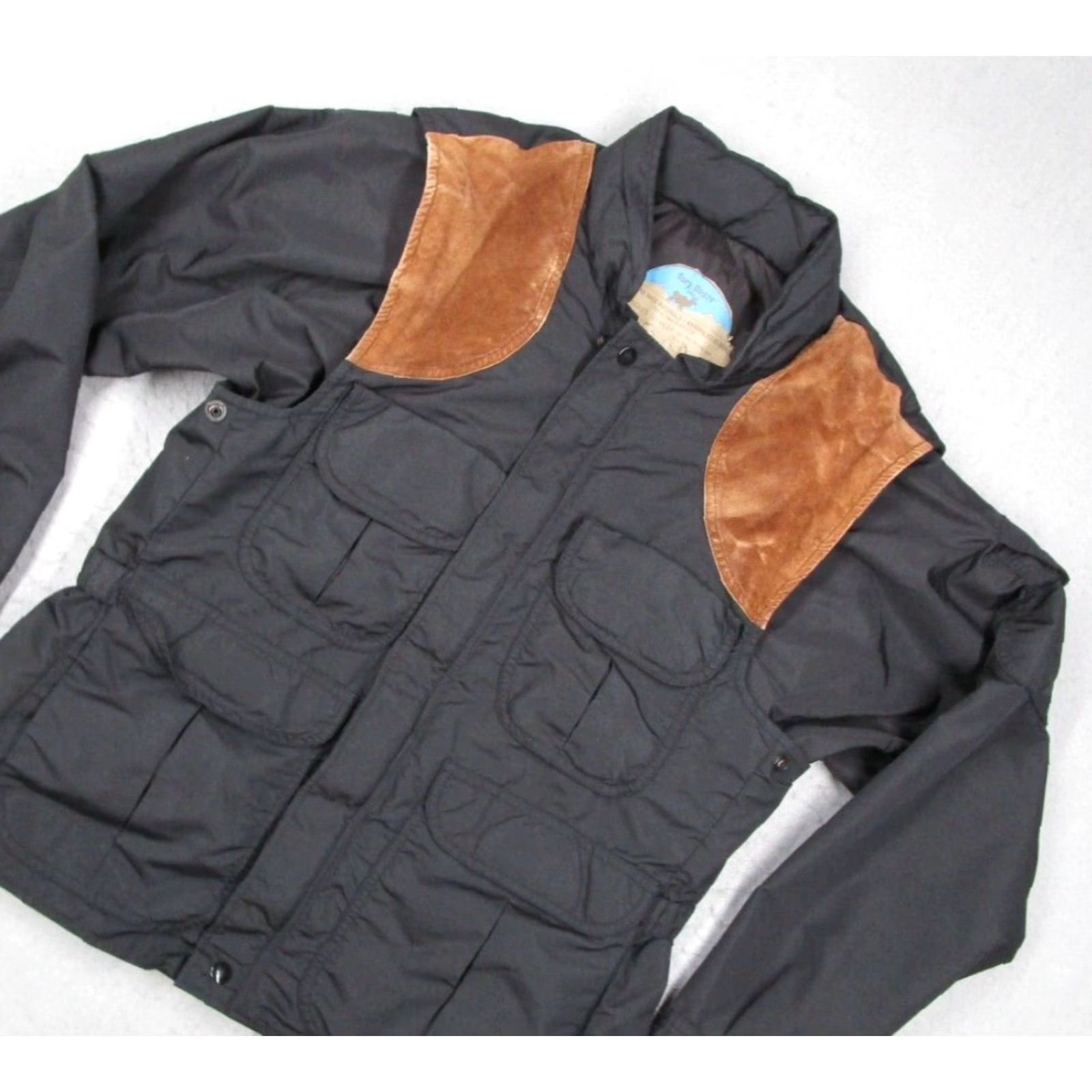 Vintage VINTAGE Gary Nesse Jacket Mens Medium Black Full Zip Convertible Sleeves Pockets 90s Outdoor Military Style Mens M Black/Nylon Size US M / EU 48-50 / 2 - 2 Thumbnail