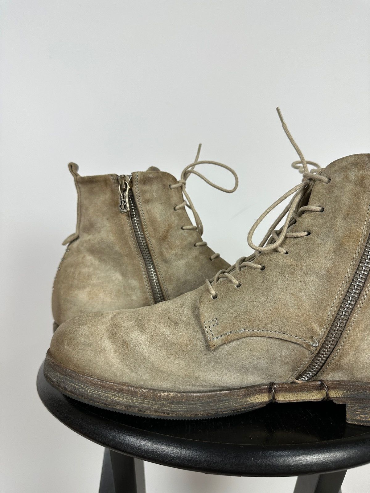 A.S.98 A.S.98 Airstep Dirty Grey Avant Garde Leather Ankle Boots Size US 9 / EU 42 - 20 Thumbnail