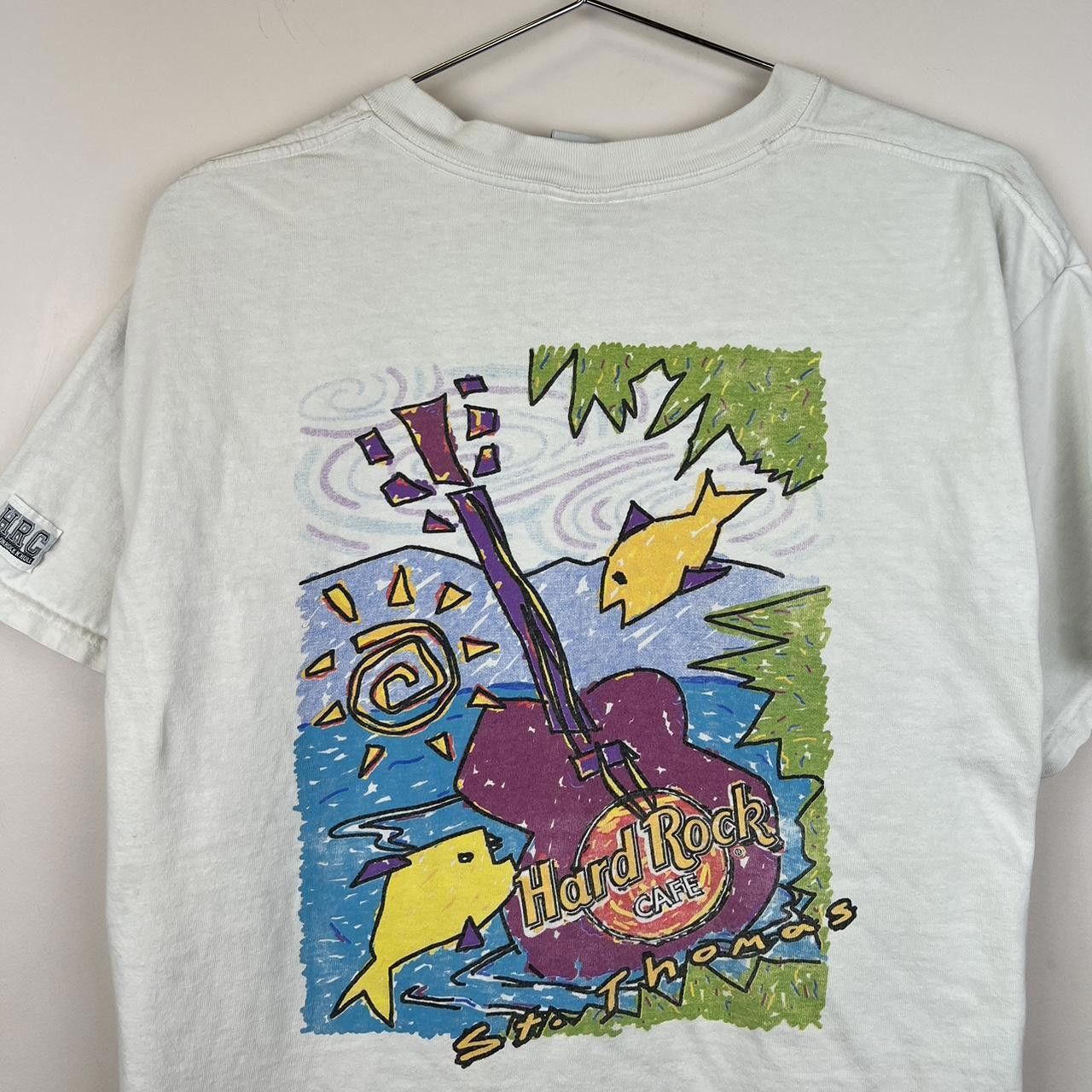 Hard Rock Cafe Vintage Hard Rock Cafe Graphic T-Shirt - Fun Summer Design Size US XL / EU 56 / 4 - 2 Thumbnail