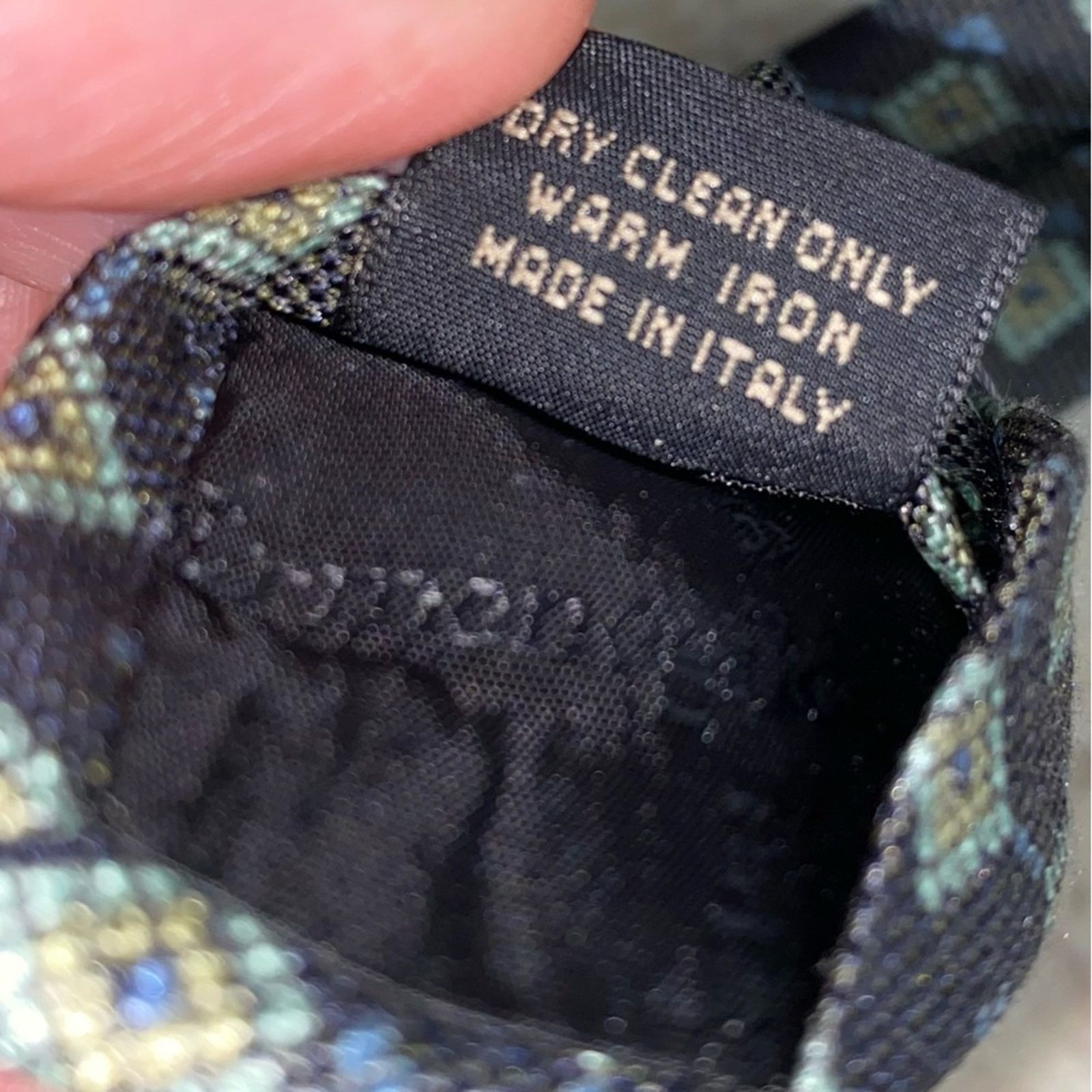 Ermenegildo Zegna ERMENEGILDO ZEGNA $220 Mens Brown Print Silk Necktie Tie Size ONE SIZE - 9 Thumbnail