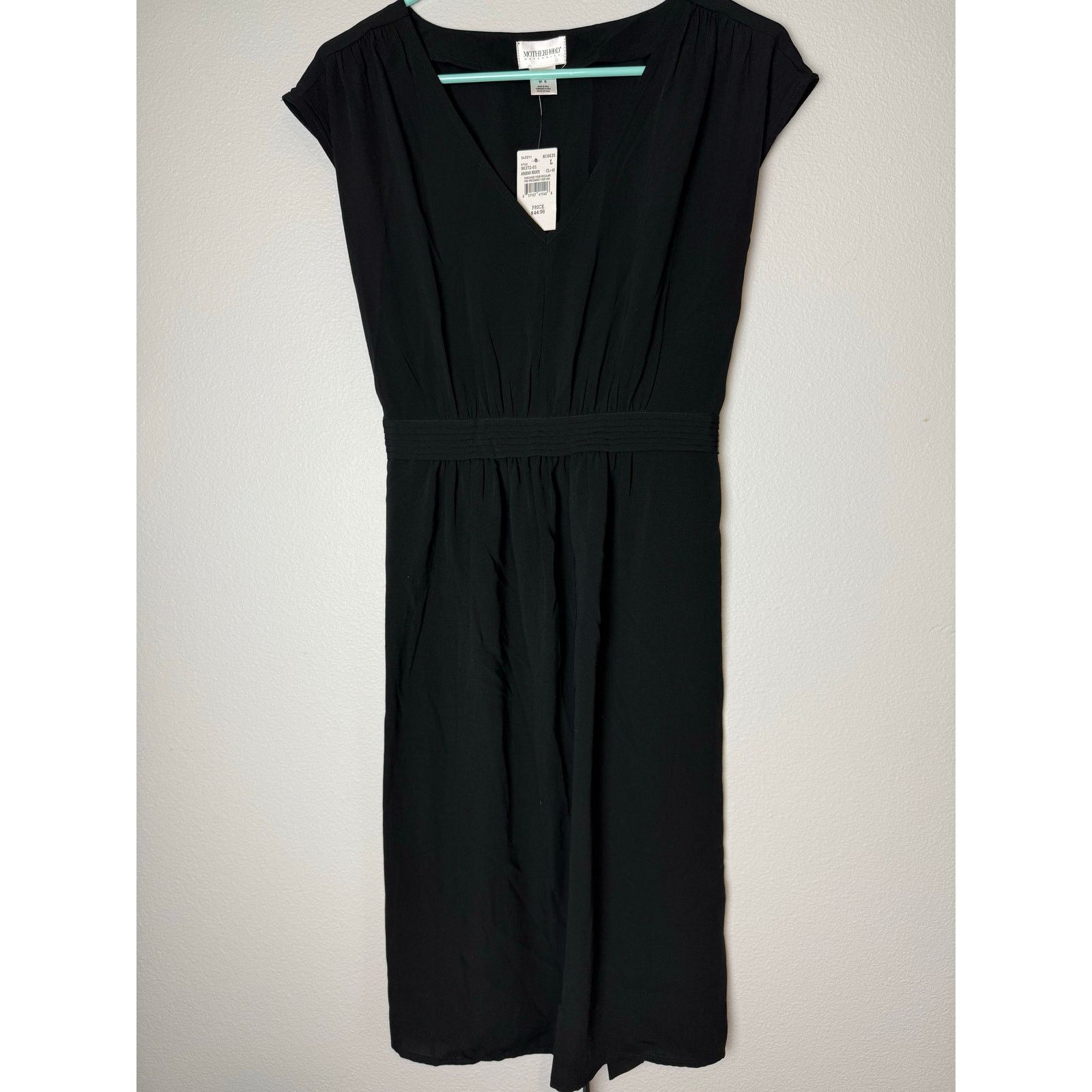 Other NWT Motherhood Maternity Arabian Nights Black Dress, Sz L Size L / US 10 / IT 46 - 1 Thumbnail
