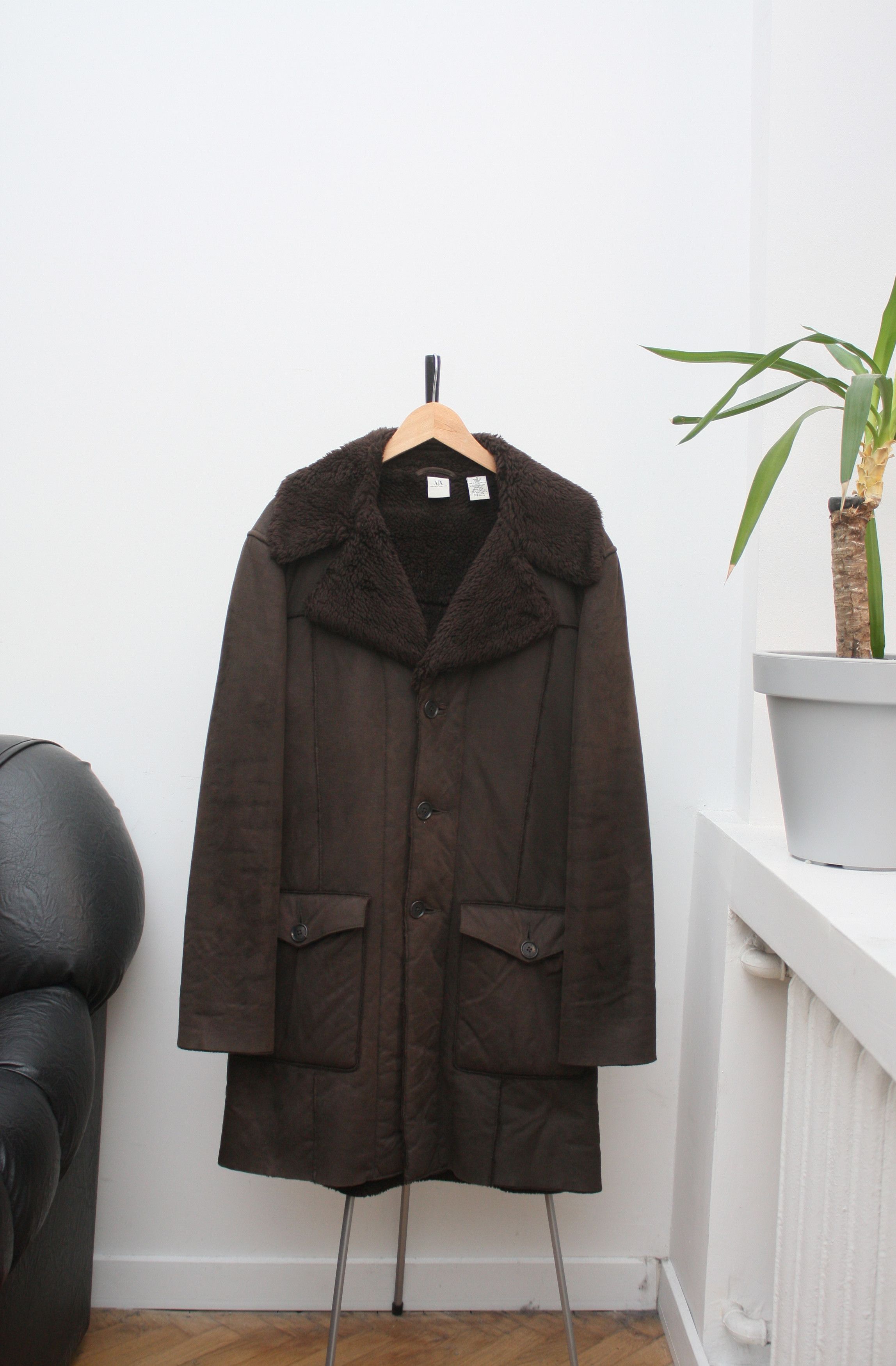 Armani Armani ExChange Vintage Brown Coat Size US M / EU 48-50 / 2 - 2 Thumbnail