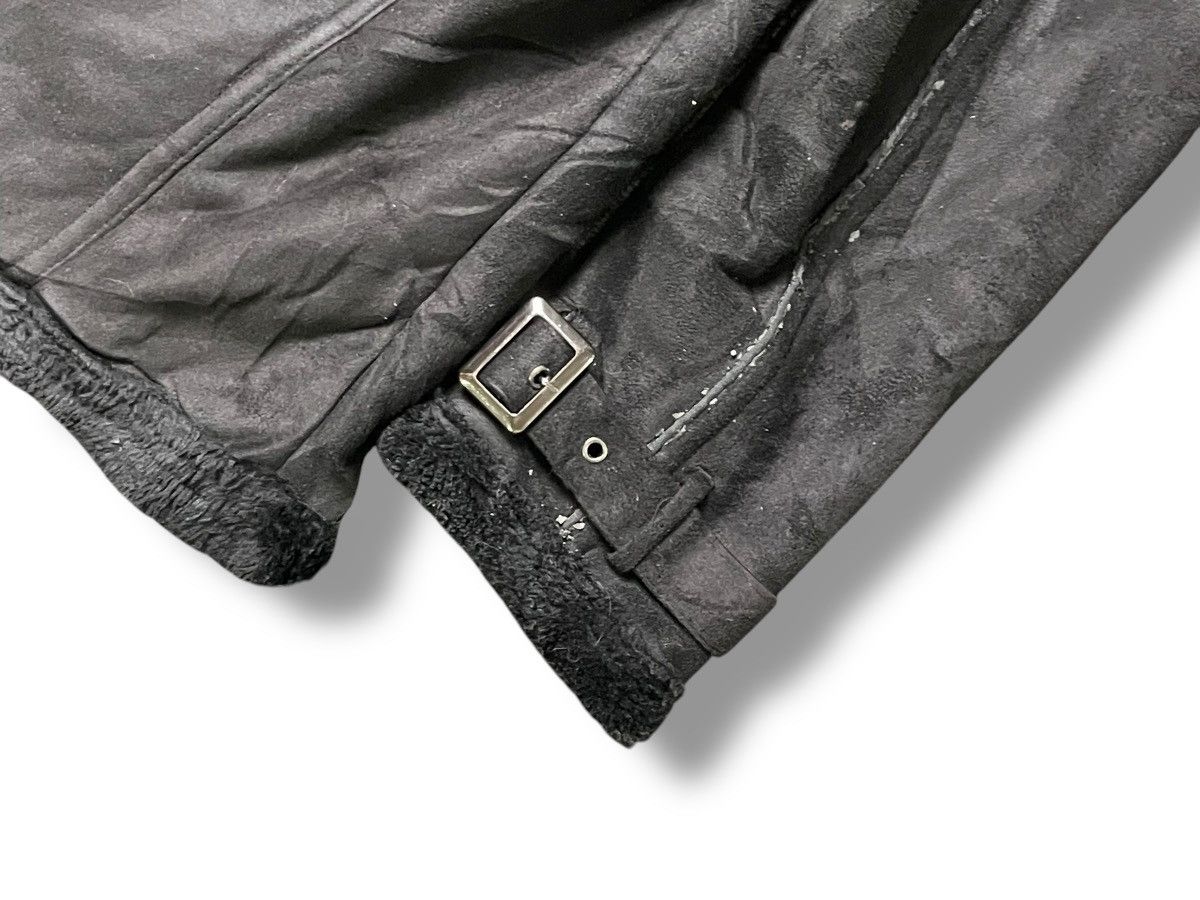 If Six Was Nine × Japanese Brand × Le Grande Bleu (L.G.B.) Roushatte Shell Leather Suede Fur Hooded Jacket(60) Size US M / EU 48-50 / 2 - 13 Thumbnail