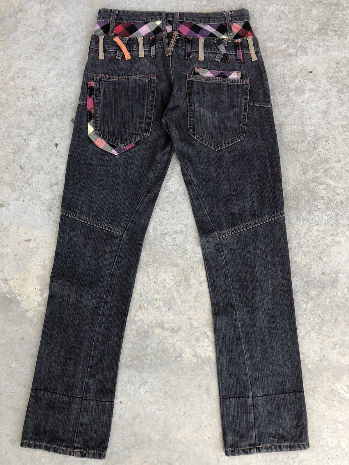 Hysteric Glamour Japanese Nylaus Double Waist Distressed Jeans Size US 30 / EU 46 - 2 Thumbnail