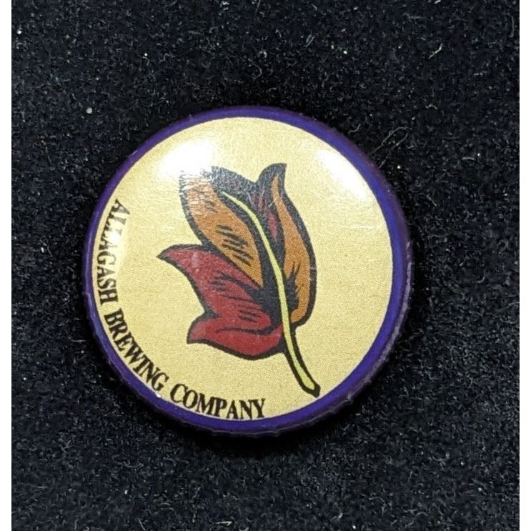 Other Allagash Brewing Company Leaf Design Button Pin Size ONE SIZE - 3 Thumbnail