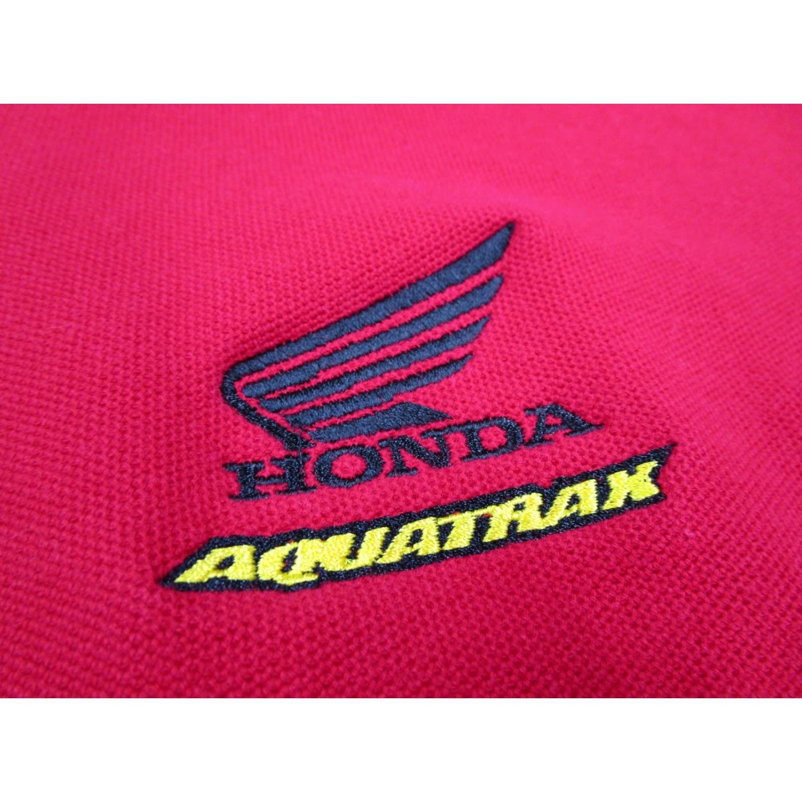 Vintage VINTAGE Eagle Dry Goods Polo Shirt Men Large Red Embroidered Honda Aquatrax 90s Retro Sports Golf Real? Size US L / EU 52-54 / 3 - 3 Thumbnail