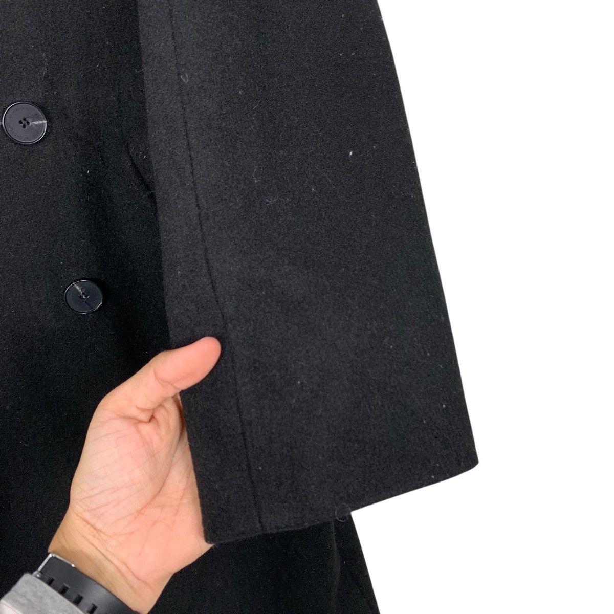 Japanese Brand Japanese Brand Ohotoro Double Breasted Black Coat Size US M / EU 48-50 / 2 - 13 Thumbnail