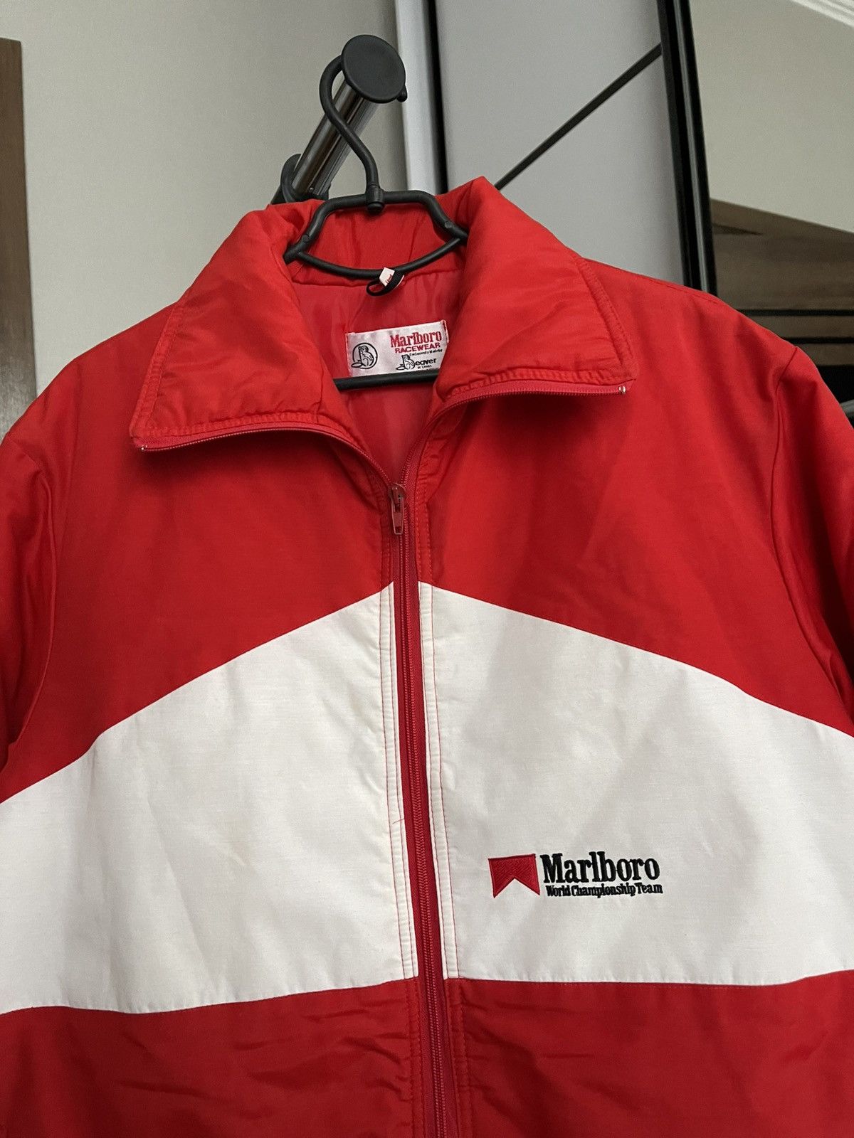Marlboro Marlboro Vintage World Championship Team Bomber Jacket 90s Size US L / EU 52-54 / 3 - 9 Thumbnail
