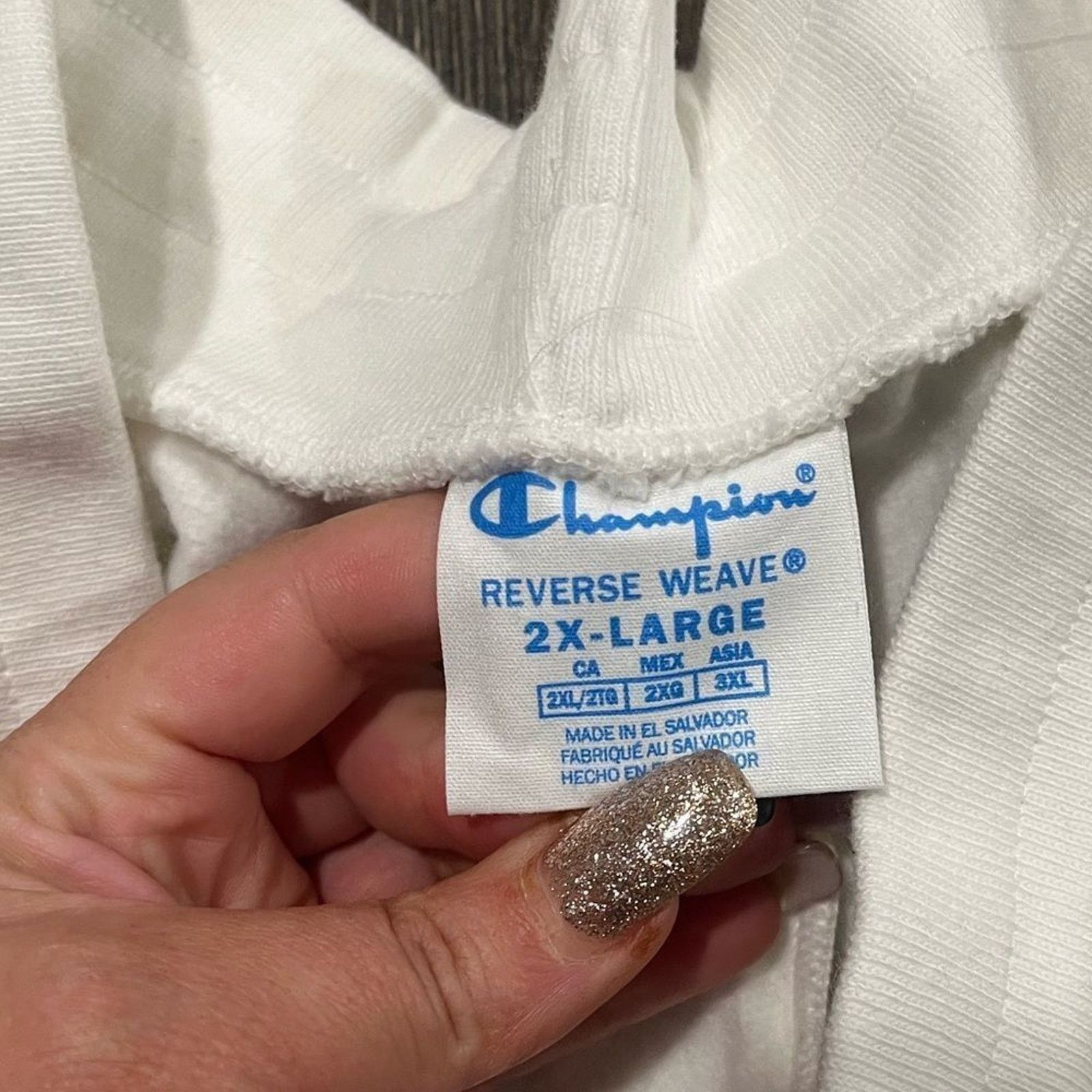 Champion NWT Champion White Reverse Weave Shorts - Size 2X Size 40" / US 18 - 3 Thumbnail