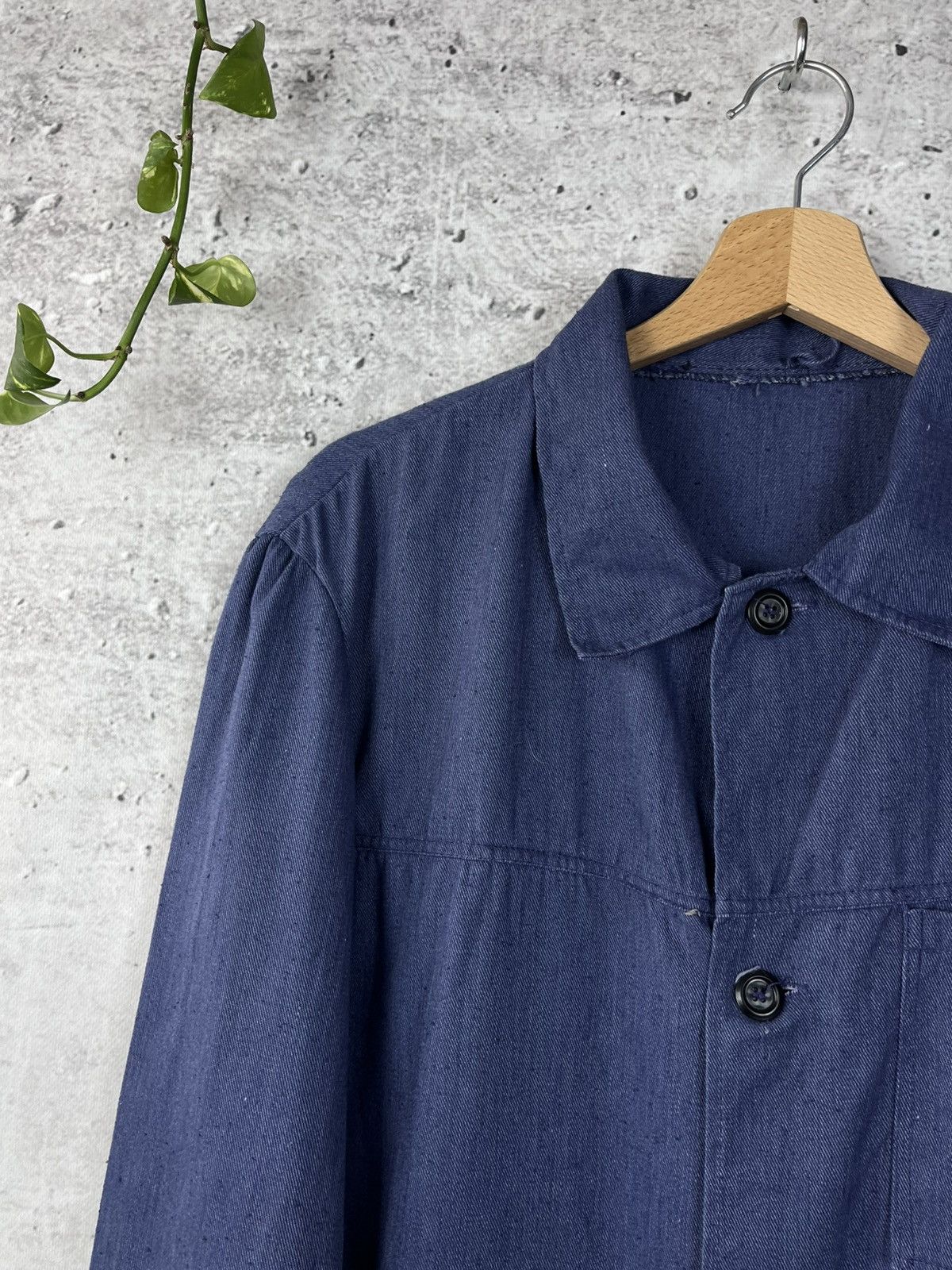 Vintage French Chore Jacket Le Laboureur Workwear Overshirt Size US L / EU 52-54 / 3 - 2 Thumbnail