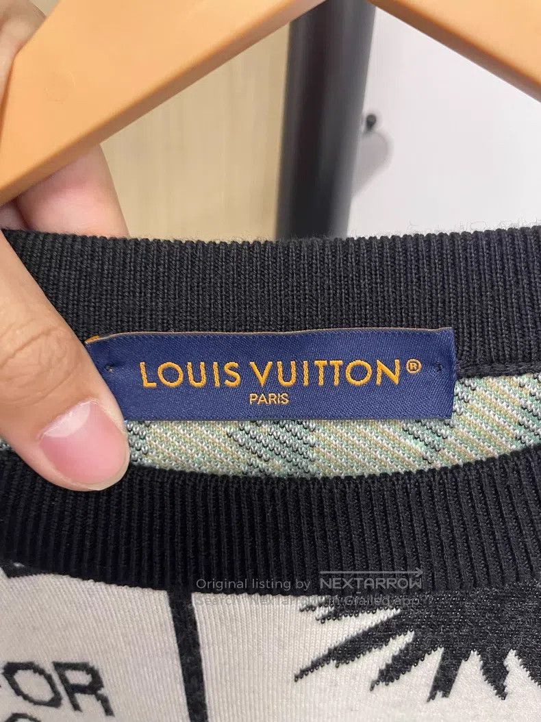 Louis Vuitton Louis Vuitton Patchwork printed sweater Size US M / EU 48-50 / 2 - 3 Thumbnail