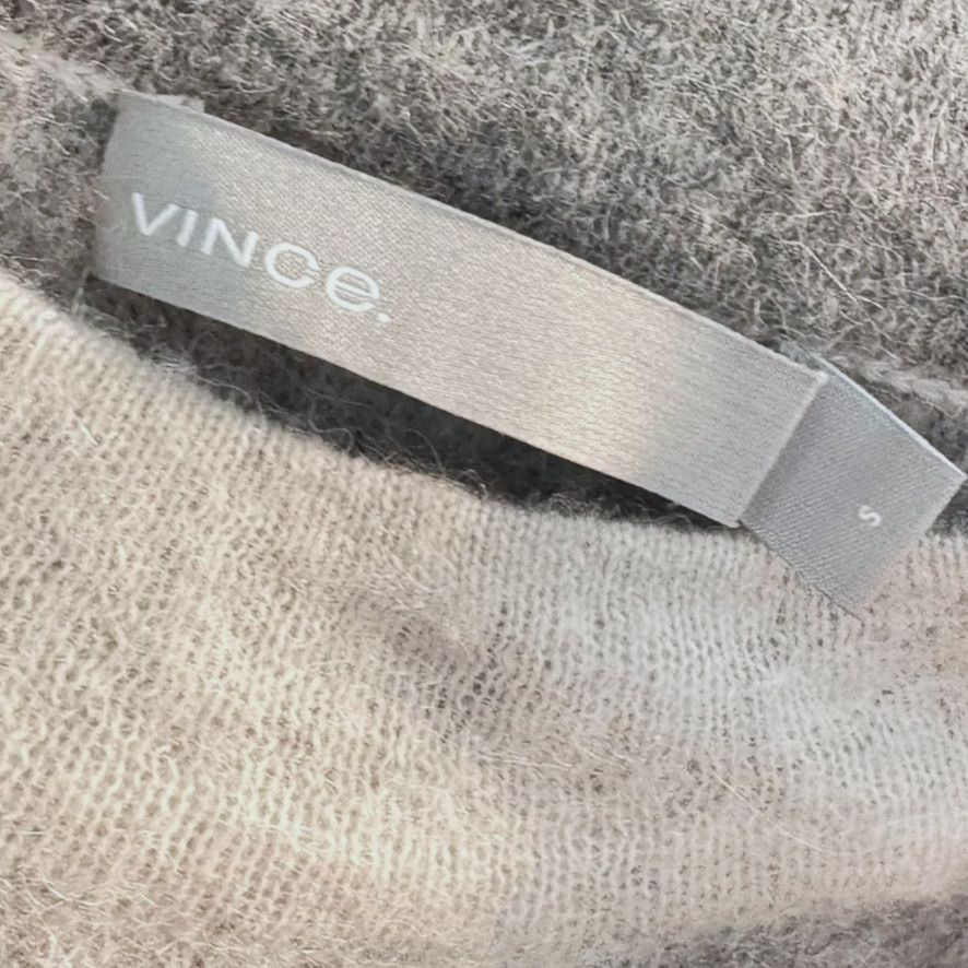Vince Vince Gray Alpaca Mohair Blend Sweater S Gray Check Houndsto Size S / US 4 / IT 40 - 4 Thumbnail
