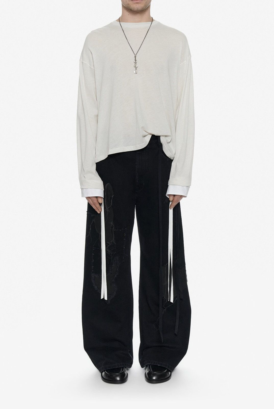 Ann Demeulemeester Ann Demeulemeester Emilius Sketch Print Top Size US M / EU 48-50 / 2 - 4 Thumbnail