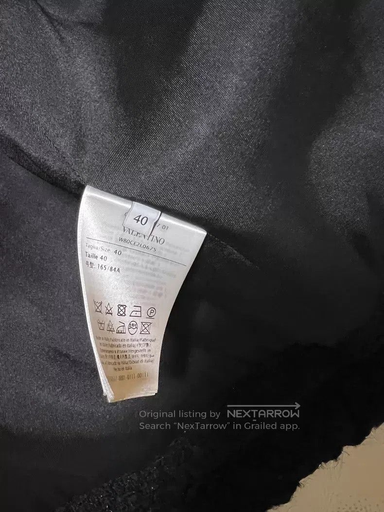 Valentino Valentino Little fragrant black coat Size M / US 6-8 / IT 42-44 - 6 Thumbnail