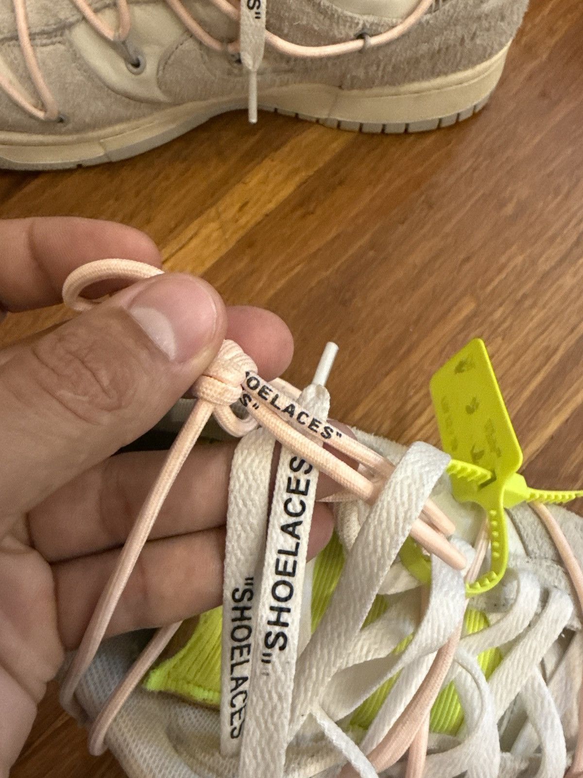 Nike × Off-White Nike Off-White x Dunk Low Lot 12 of 50 Size US 12 / EU 45 - 8 Thumbnail