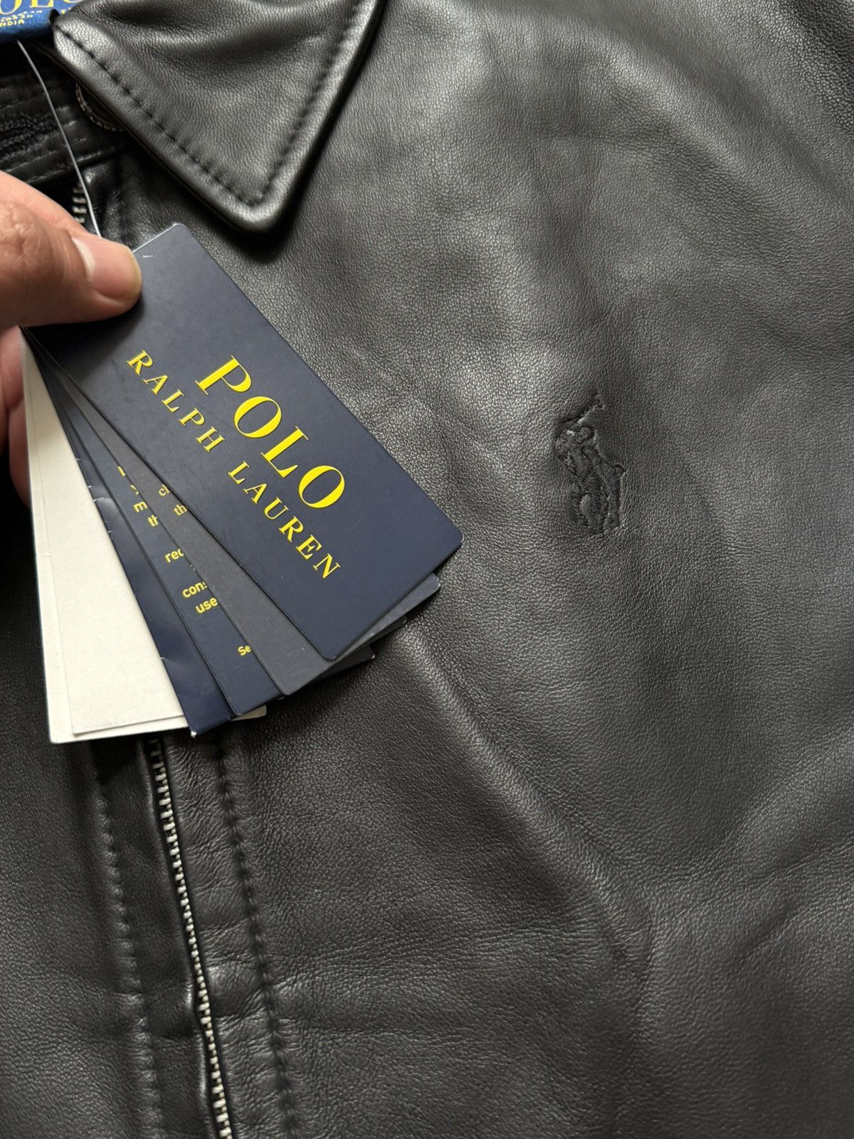Lauren Ralph Lauren × Polo Ralph Lauren × Ralph Lauren Polo Ralph Lauren Leather jacket Size US S / EU 44-46 / 1 - 4 Thumbnail