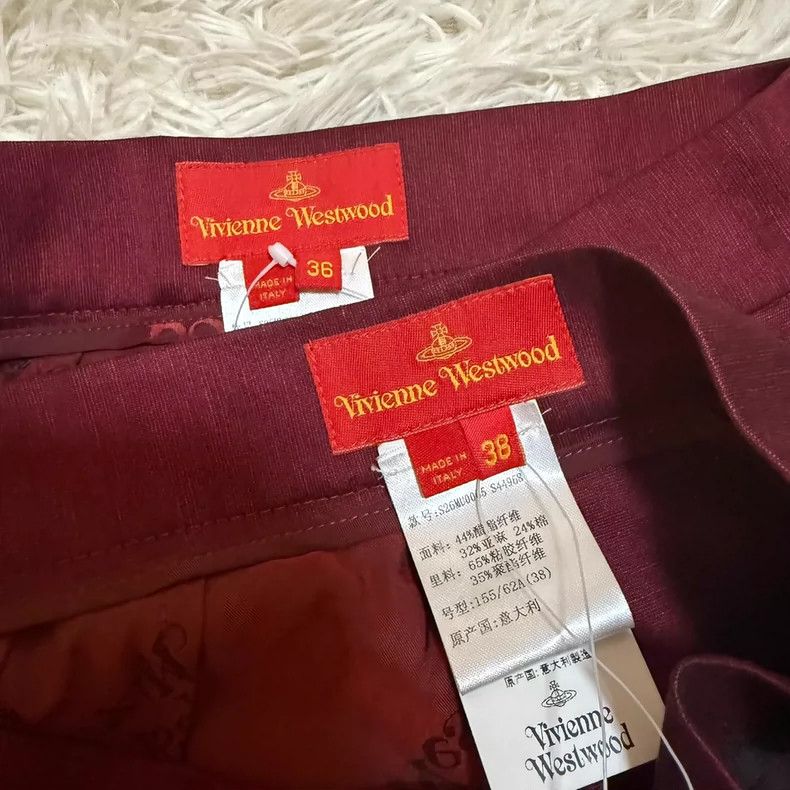 Vivienne Westwood Vivienne Westwood Red and black short skirts and trousers Size 25" / US 0 / IT 36 - 3 Thumbnail