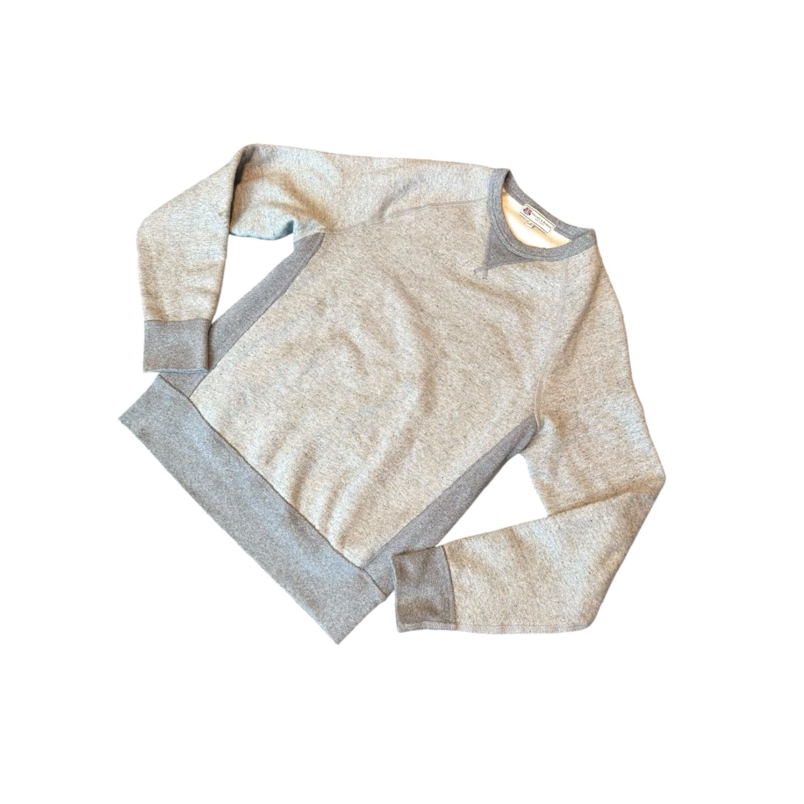 Wallace & Barnes Wallace & Barnes Crewneck Sweatshirt Heavyweight Raglan Men's Small J-Crew Gray Size US S / EU 44-46 / 1 - 4 Thumbnail