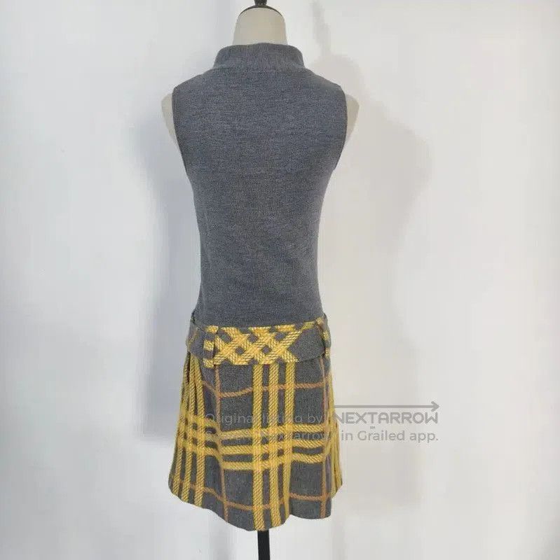 Burberry Burberry Summer Gray Wool Blend Dress. Size M / US 6-8 / IT 42-44 - 6 Thumbnail