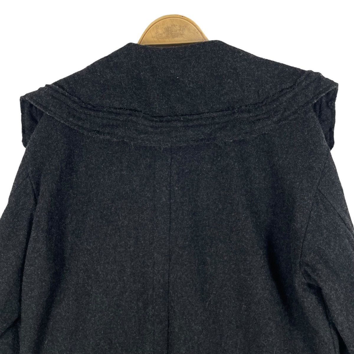 Issey Miyake Vintage Zucca Issey Miyake 2003 A/W Deconstructed Wool Coat Size M / US 6-8 / IT 42-44 - 12 Thumbnail