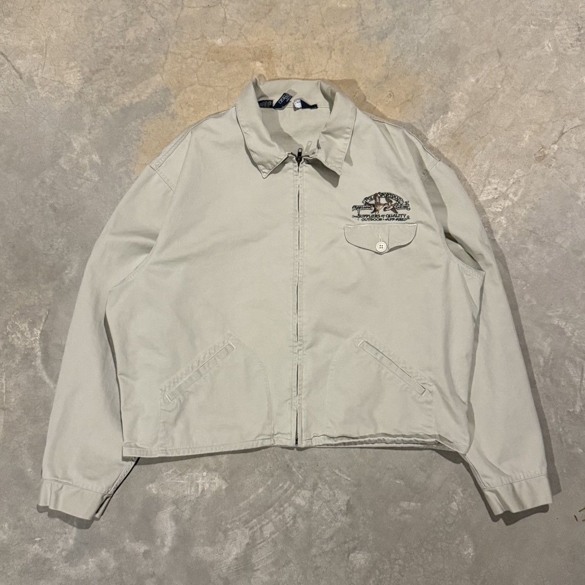 Vtg 1992 Polo Sportsman Fishing Hunting Jacket Ralph Lauren