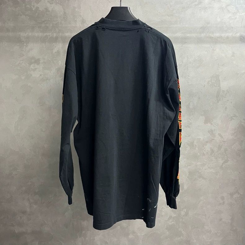 Balenciaga Black rock band series lightning letter pattern