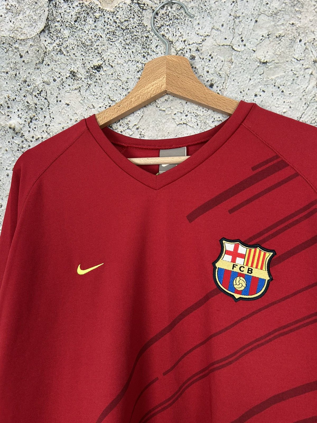 Nike Nike FC Barcelona Longsleeve Soccer Jersey Football Vintage Size US XL / EU 56 / 4 - 3 Thumbnail