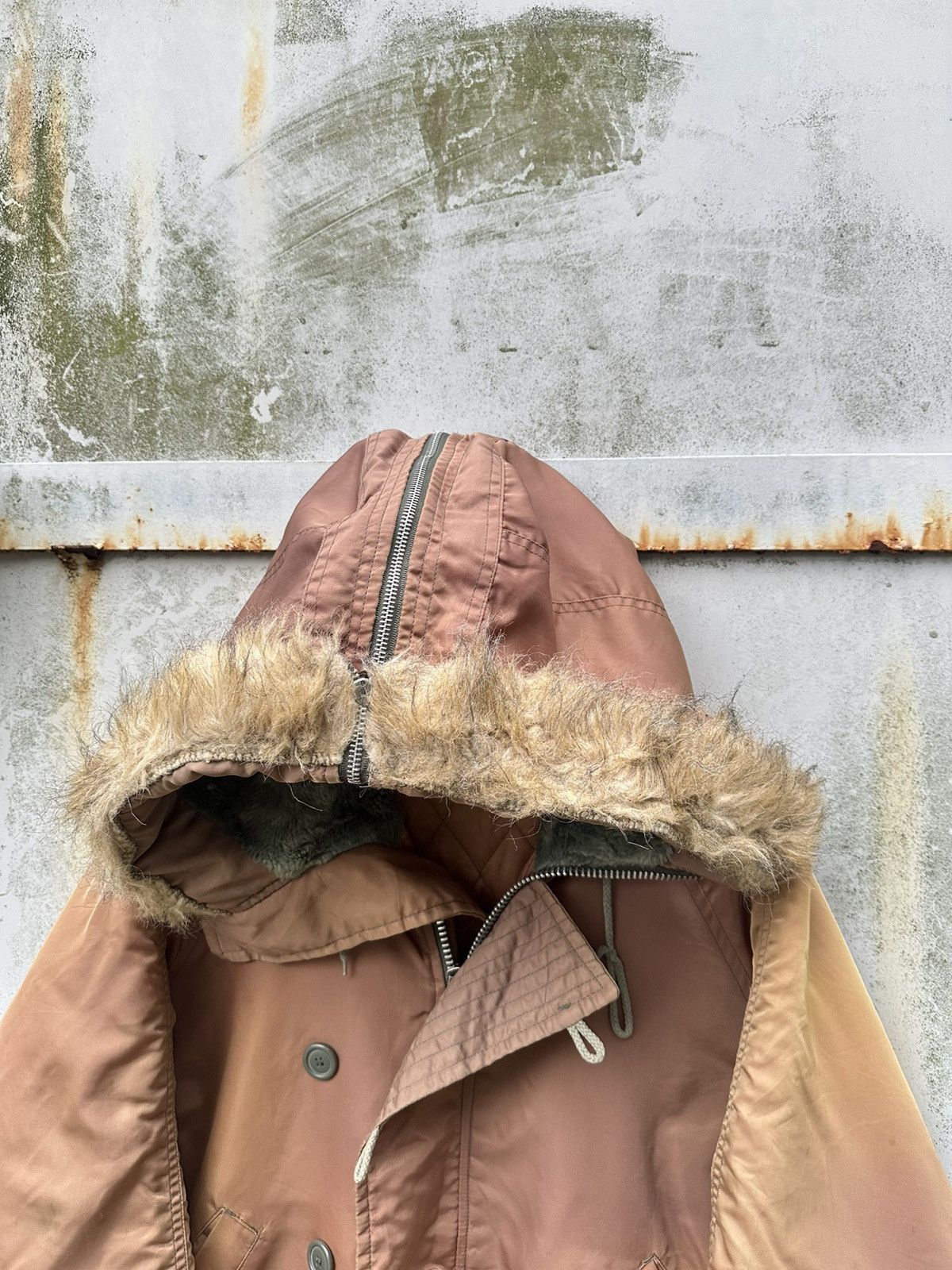 Vintage 👹Vintage THRASHED Faded N-2B Bomber Jacket Size US L / EU 52-54 / 3 - 4 Thumbnail