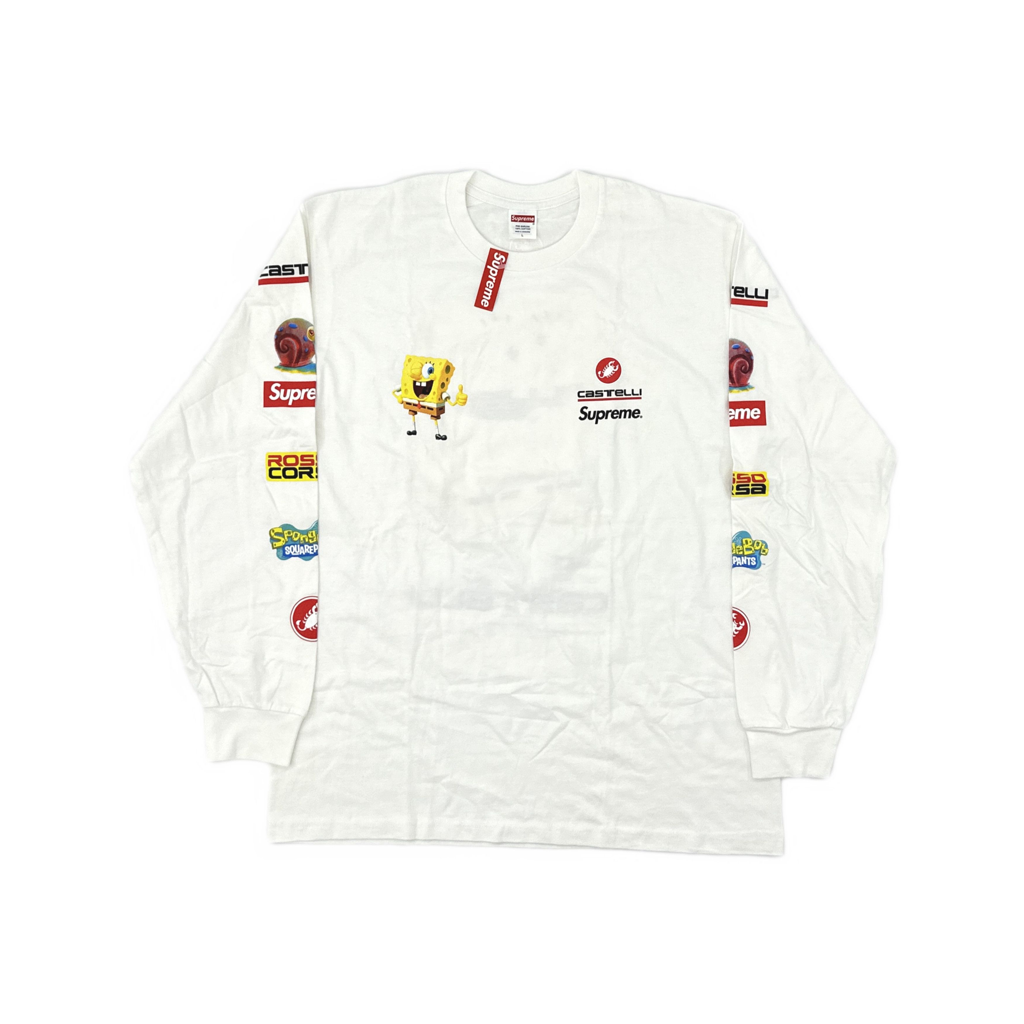Supreme Supreme 99 L/S Football Top FTP Large White Blue | Grailed
