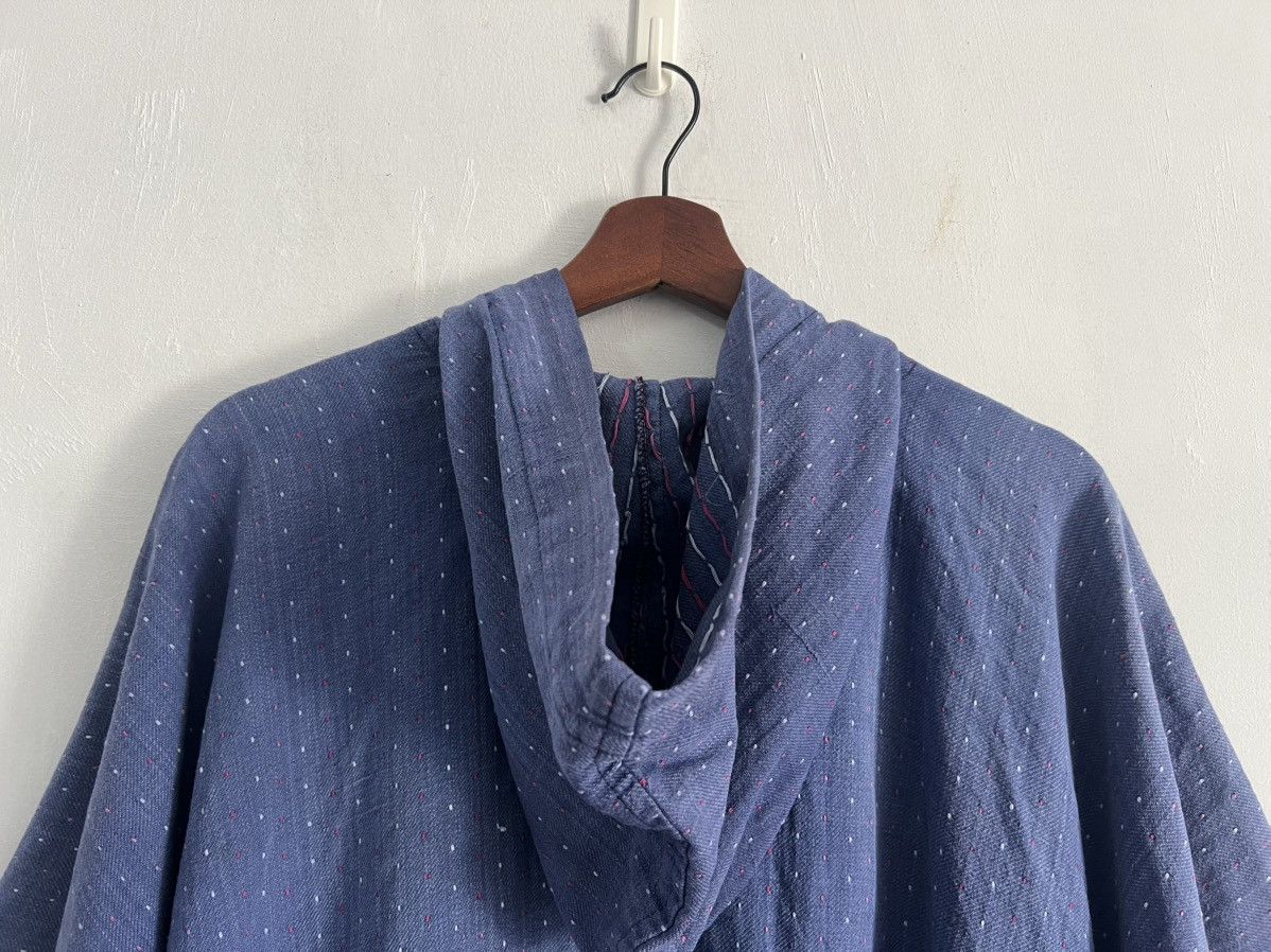Japanese Brand Denim Boro Sashiko Indigo Vintage Japan Hoodie Size US XXL / EU 58 / 5 - 8 Thumbnail