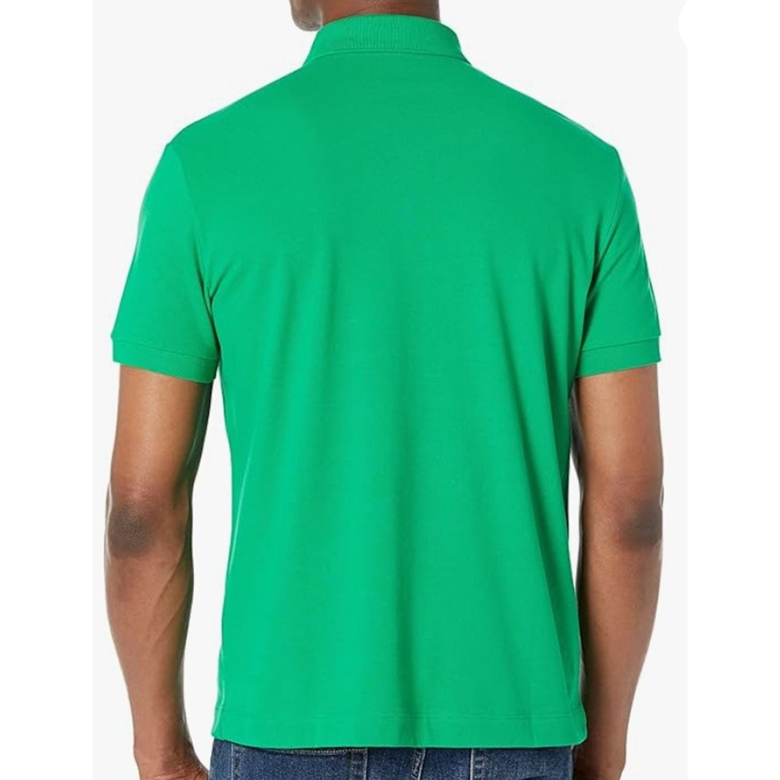 Lacoste Lacoste Mens Short Sleeve Paris Polo Grassy Bank Green S Size US S / EU 44-46 / 1 - 2 Thumbnail