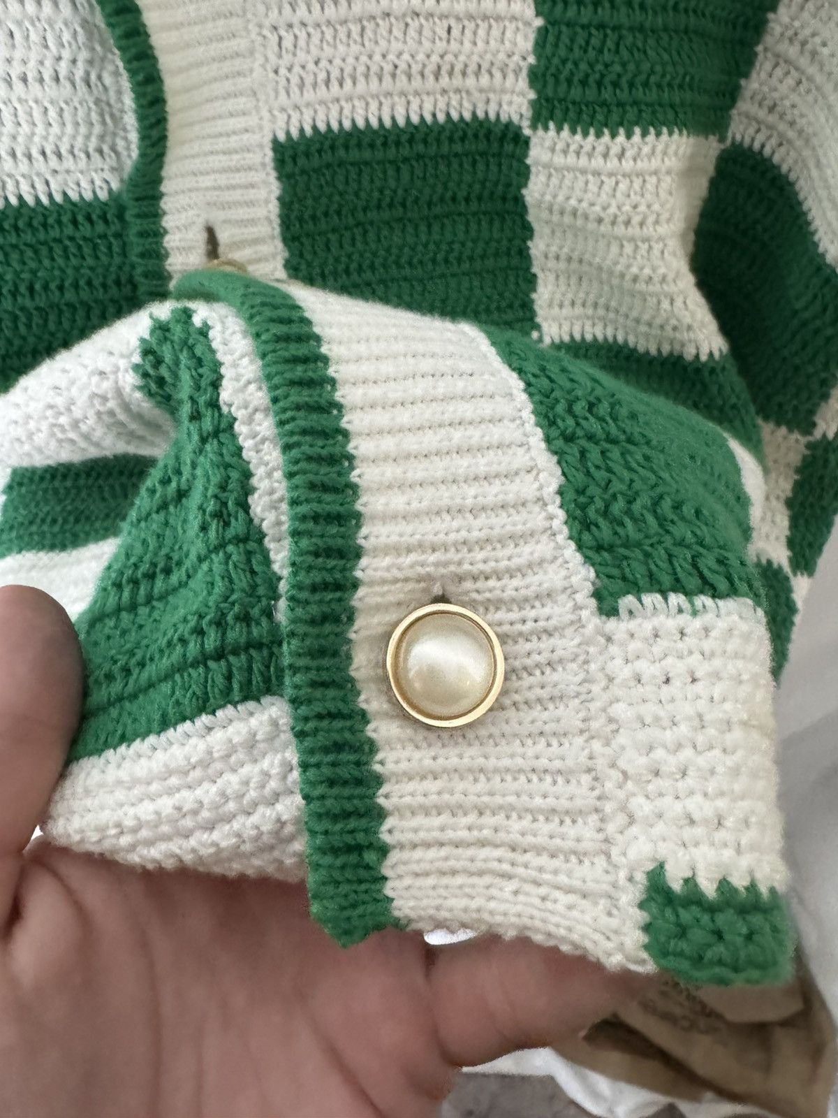 Casablanca Casa Blanca hand crocheted polo Size US M / EU 48-50 / 2 - 3 Thumbnail